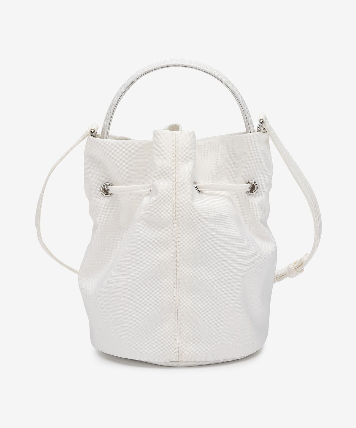 발렌시아가(BALENCIAGA) XS 휠 드로우스트링 버킷백 - 화이트 / 656682H85MN9060