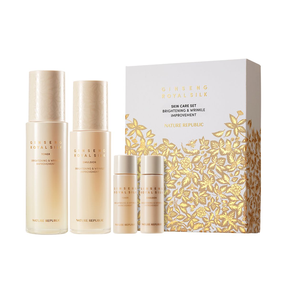 네이처리퍼블릭(NATURE REPUBLIC) 진생 로얄 실크 스킨케어 2종 세트