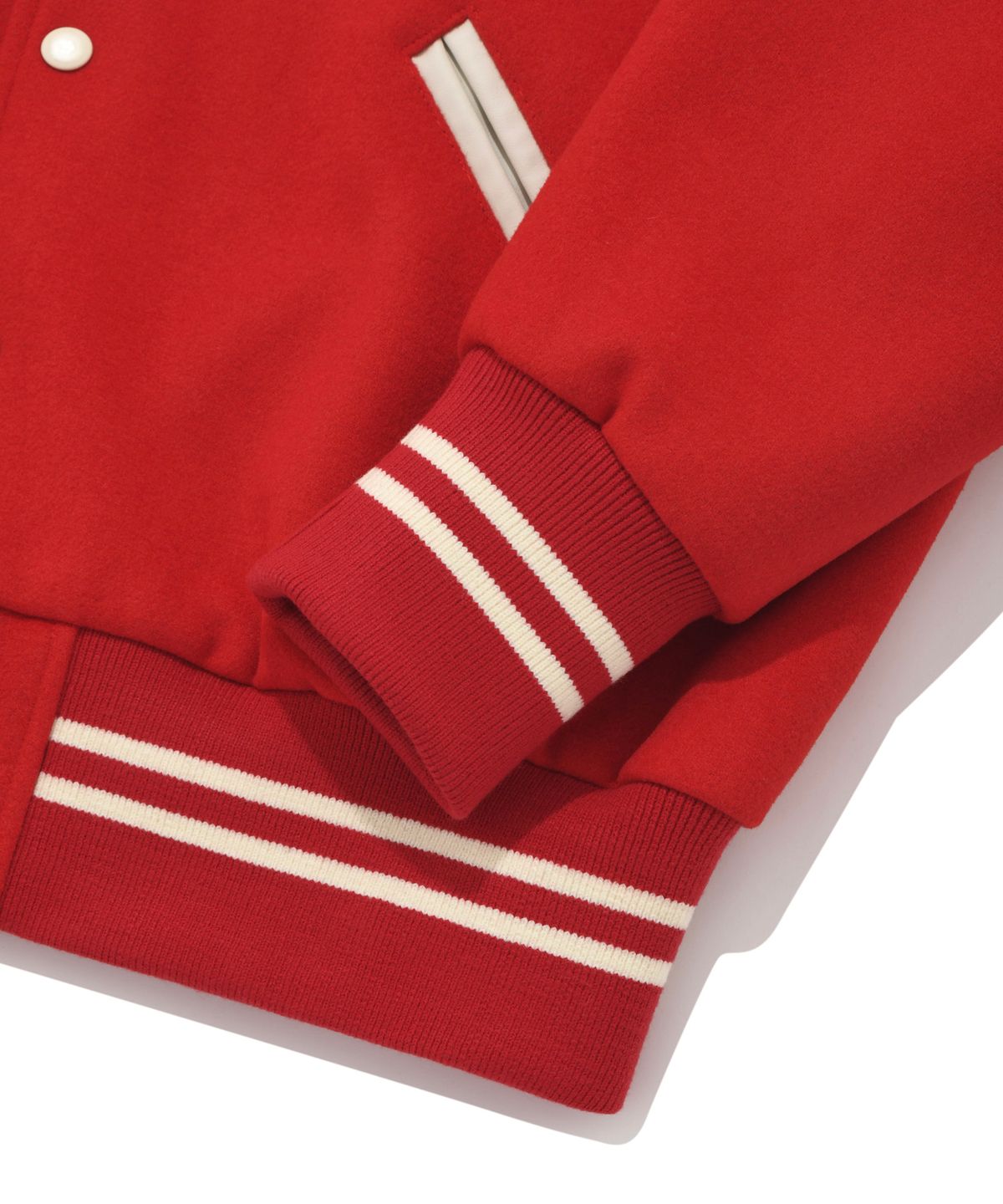 리트리버클럽(RETRIEVER CLUB) CHAIN VARSITY JACKET [RED]