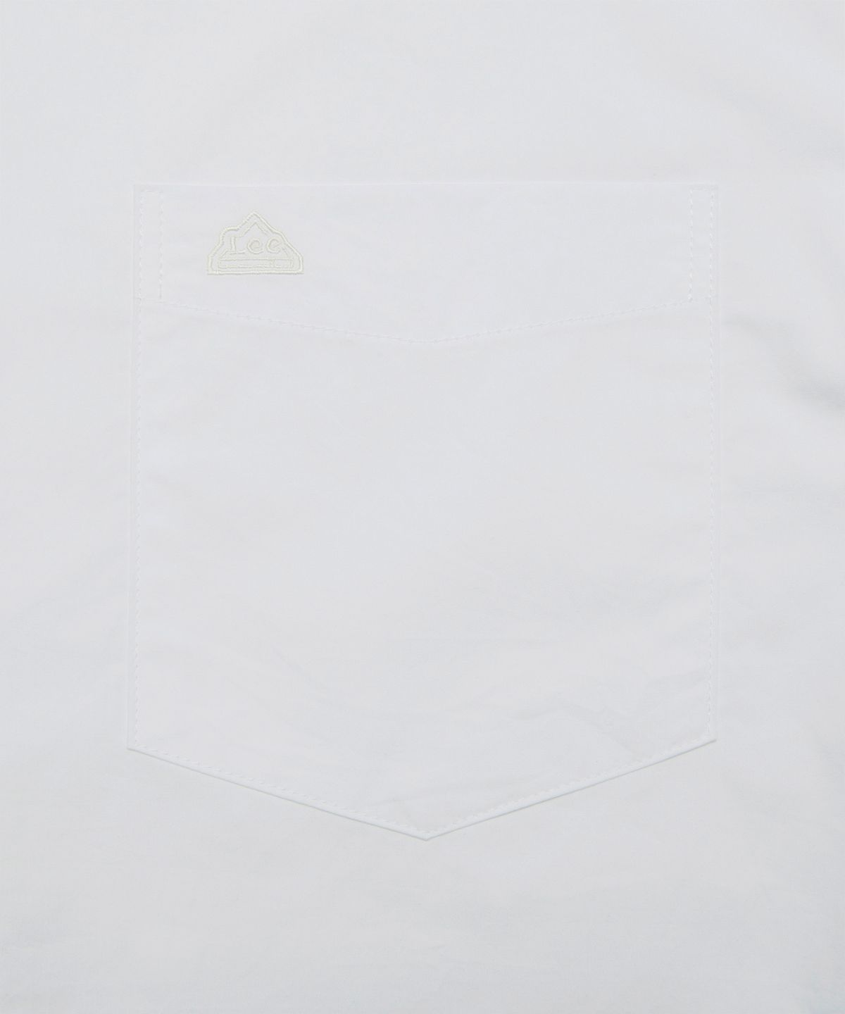 리(LEE) 페이퍼 코튼 레귤러핏 셔츠 화이트