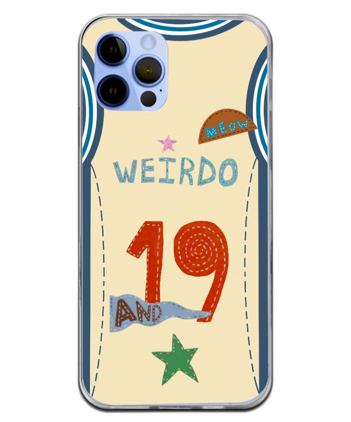 원앤나인티(1AND90) [젤하드 케이스] Im Weirdo Cream