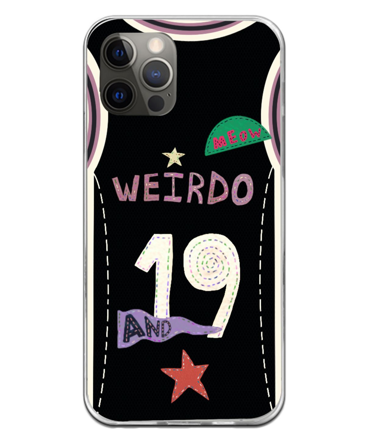 원앤나인티(1AND90) [젤하드 케이스] Im Weirdo Black
