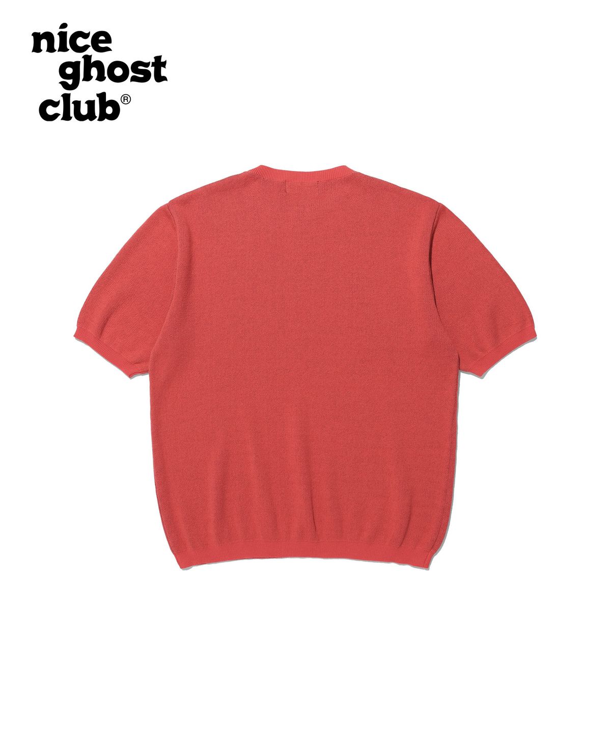 나이스고스트클럽(NICEGHOSTCLUB) GUMMY BEAR KNIT HALF T_RED(NG2CFUK604A)