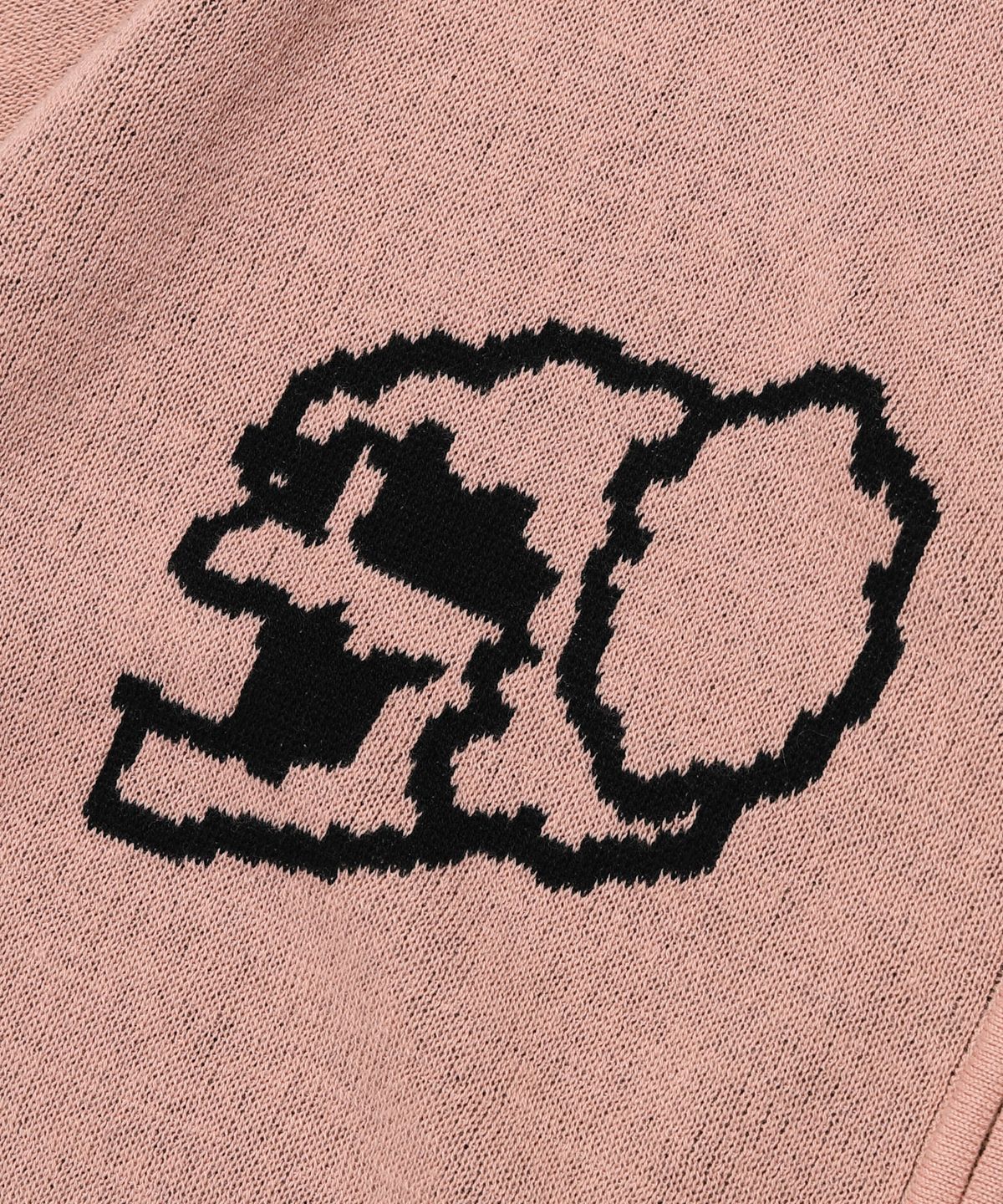 나이스고스트클럽(NICEGHOSTCLUB) JUGGLING SKELETONS HALF KNIT ZIP UP POLO_PINK(NG2DSUK681A)