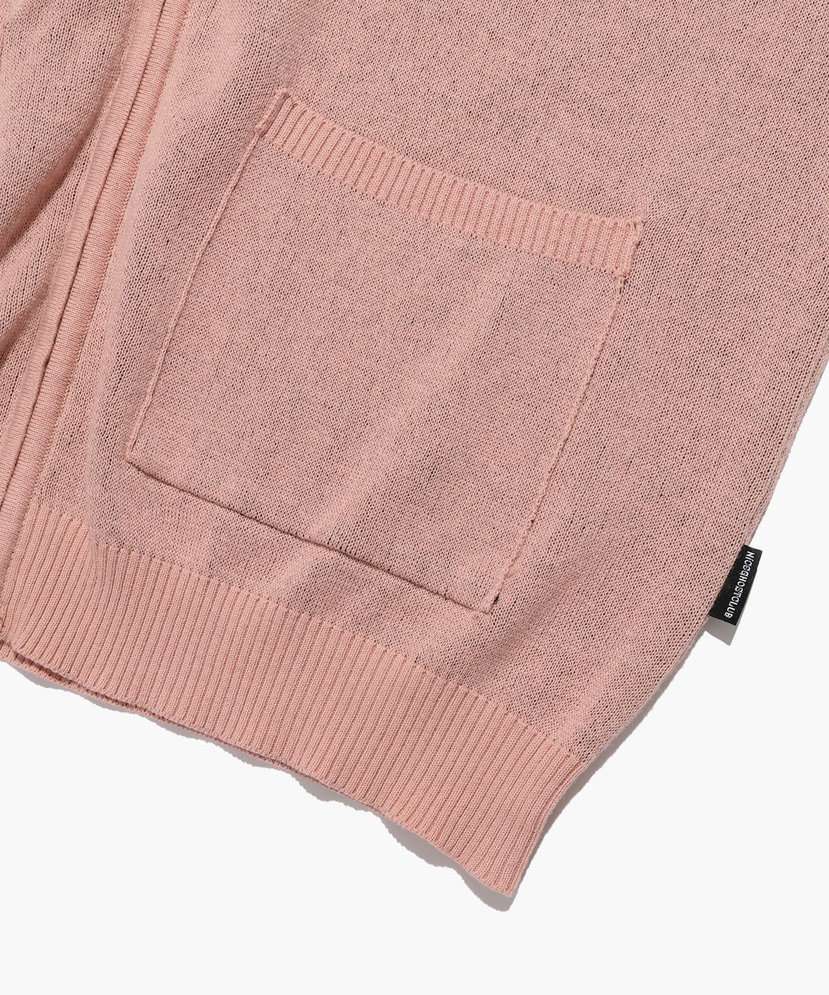 나이스고스트클럽(NICEGHOSTCLUB) JUGGLING SKELETONS HALF KNIT ZIP UP POLO_PINK(NG2DSUK681A)