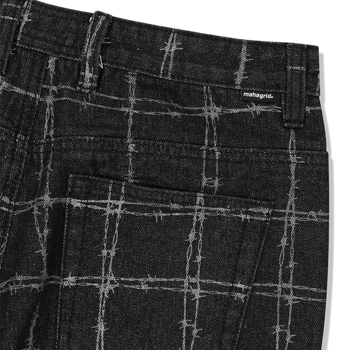 마하그리드(MAHAGRID) WIRE DENIM PANT BLACK(MG2DSMPA10A)