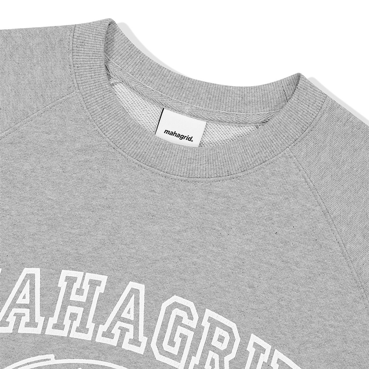 마하그리드(MAHAGRID) SHIELD SWEATSHIRT GREY(MG2DSMM442A)