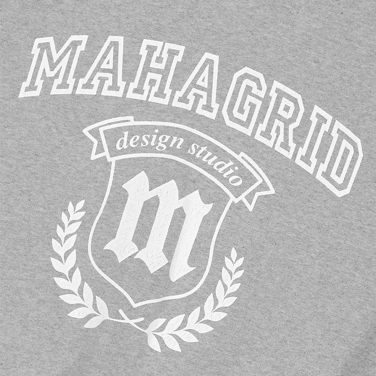 마하그리드(MAHAGRID) SHIELD SWEATSHIRT GREY(MG2DSMM442A)