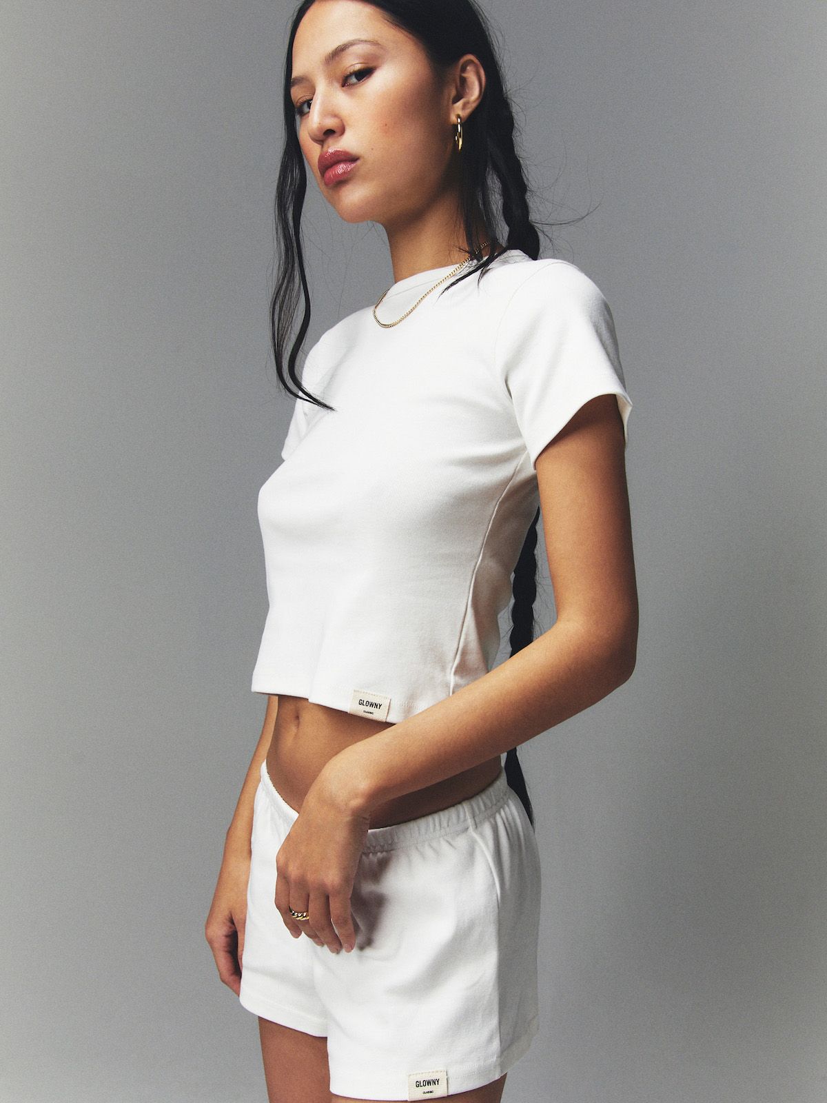 ★送料・関税込★GLOWNY★BUTTON FLY MINI SHORTS★ Glowny - Button Fly Mini Shorts | HBX - Globally Curated