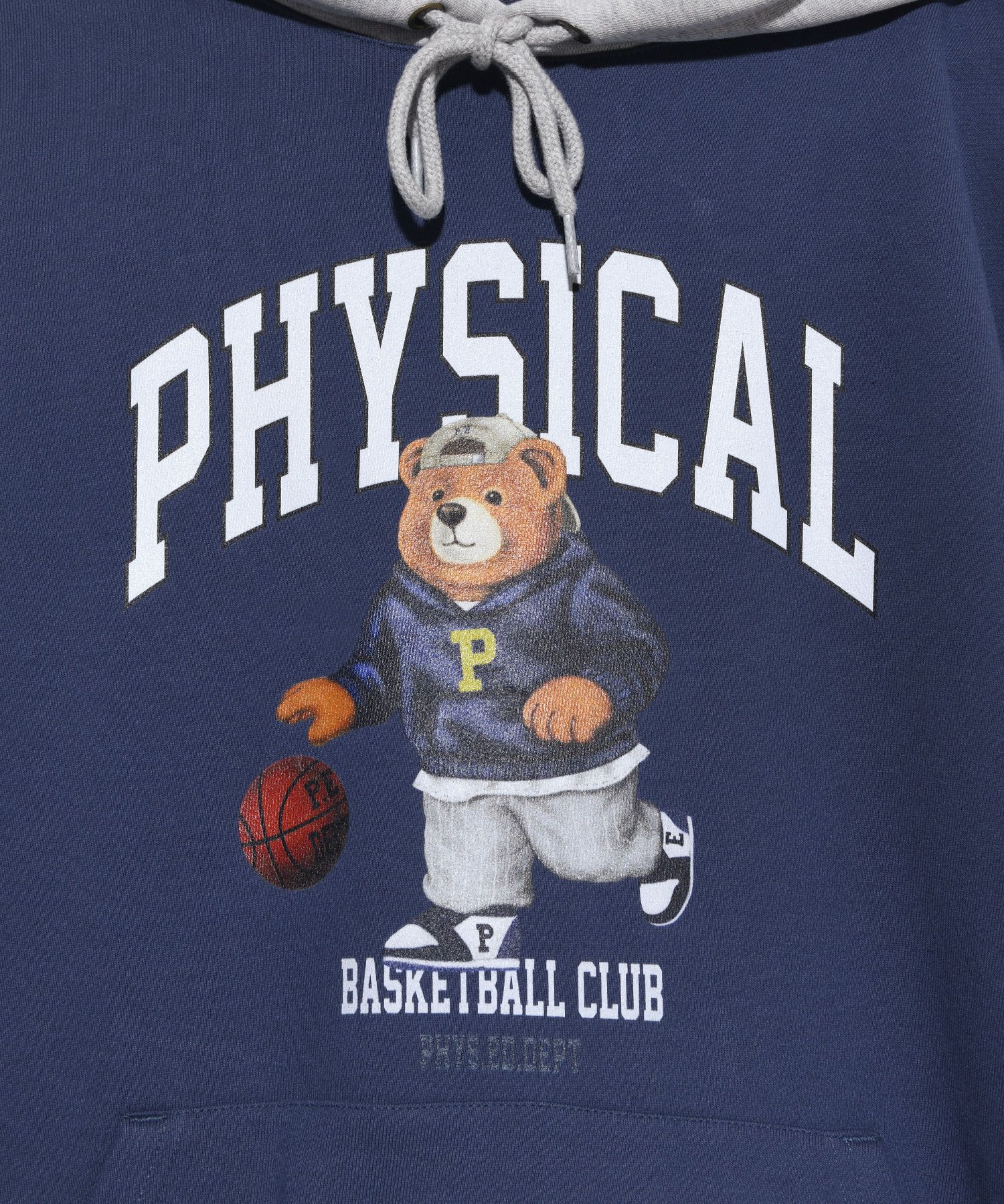 ◆PHYPS SPRAY BASKETBALL BEAR フーディ/2色◆ MUSINSA | PHYPS BEARS BASKETBALL DIET HOODIE NAVY / GRAY