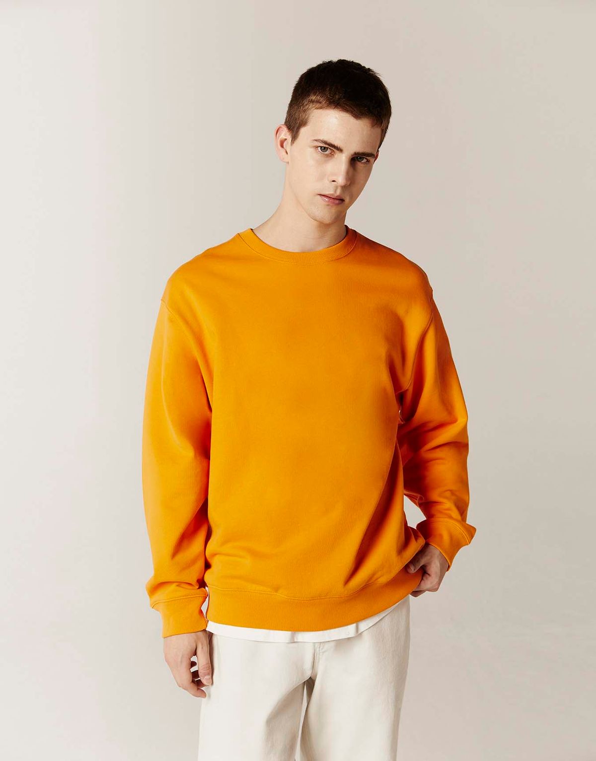 지오다노(GIORDANO) 솔리드 맨투맨 023510 [15color]