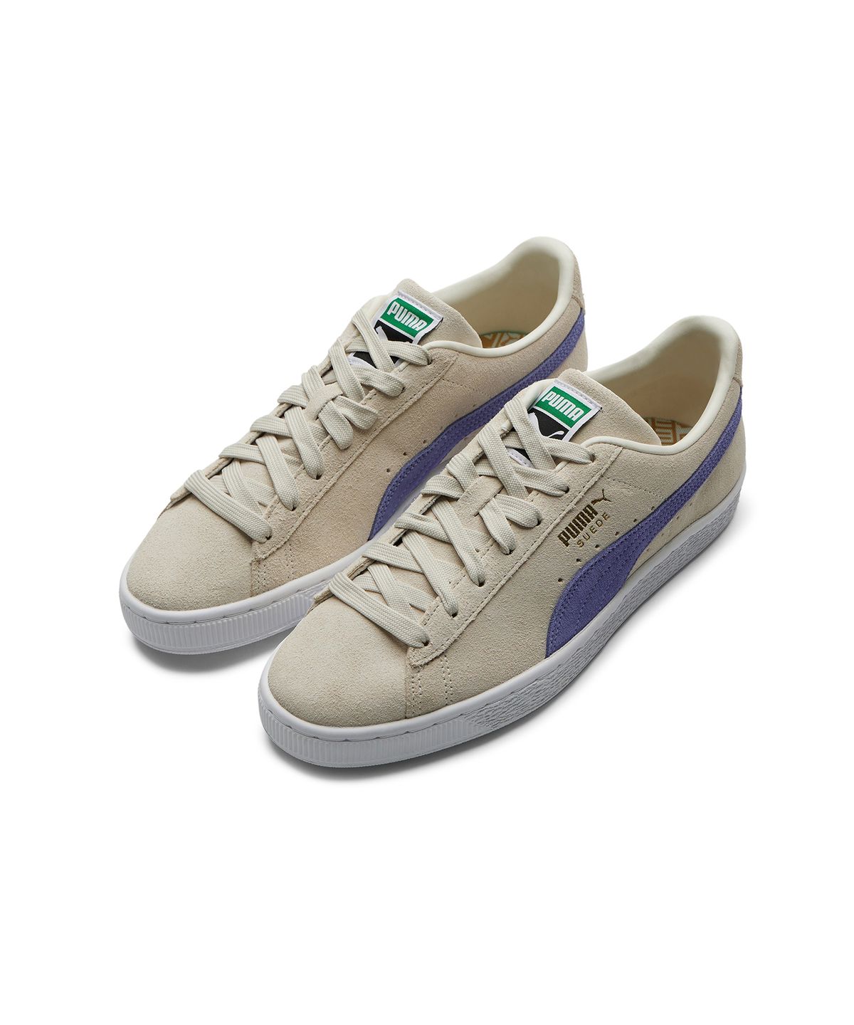 푸마(PUMA) 스웨이드 클래식 XXI - 아이보리:라벤더 / 374915-70