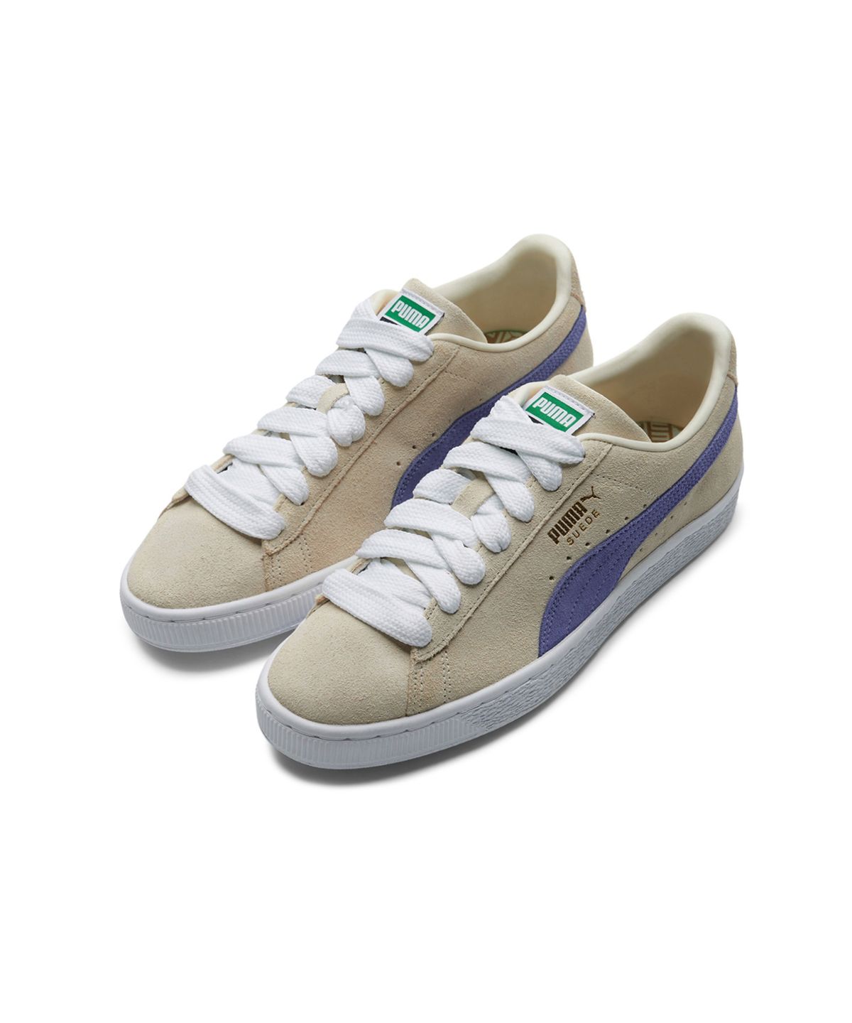 푸마(PUMA) 스웨이드 클래식 XXI - 아이보리:라벤더 / 374915-70