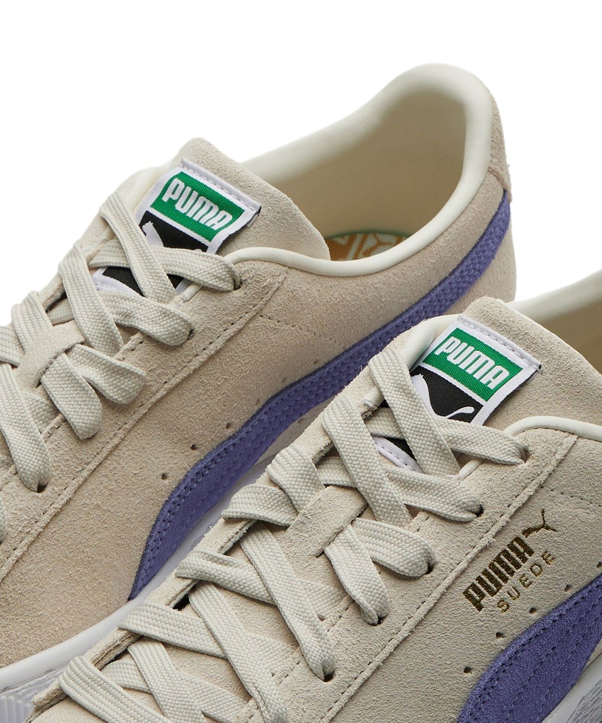 푸마(PUMA) 스웨이드 클래식 XXI - 아이보리:라벤더 / 374915-70