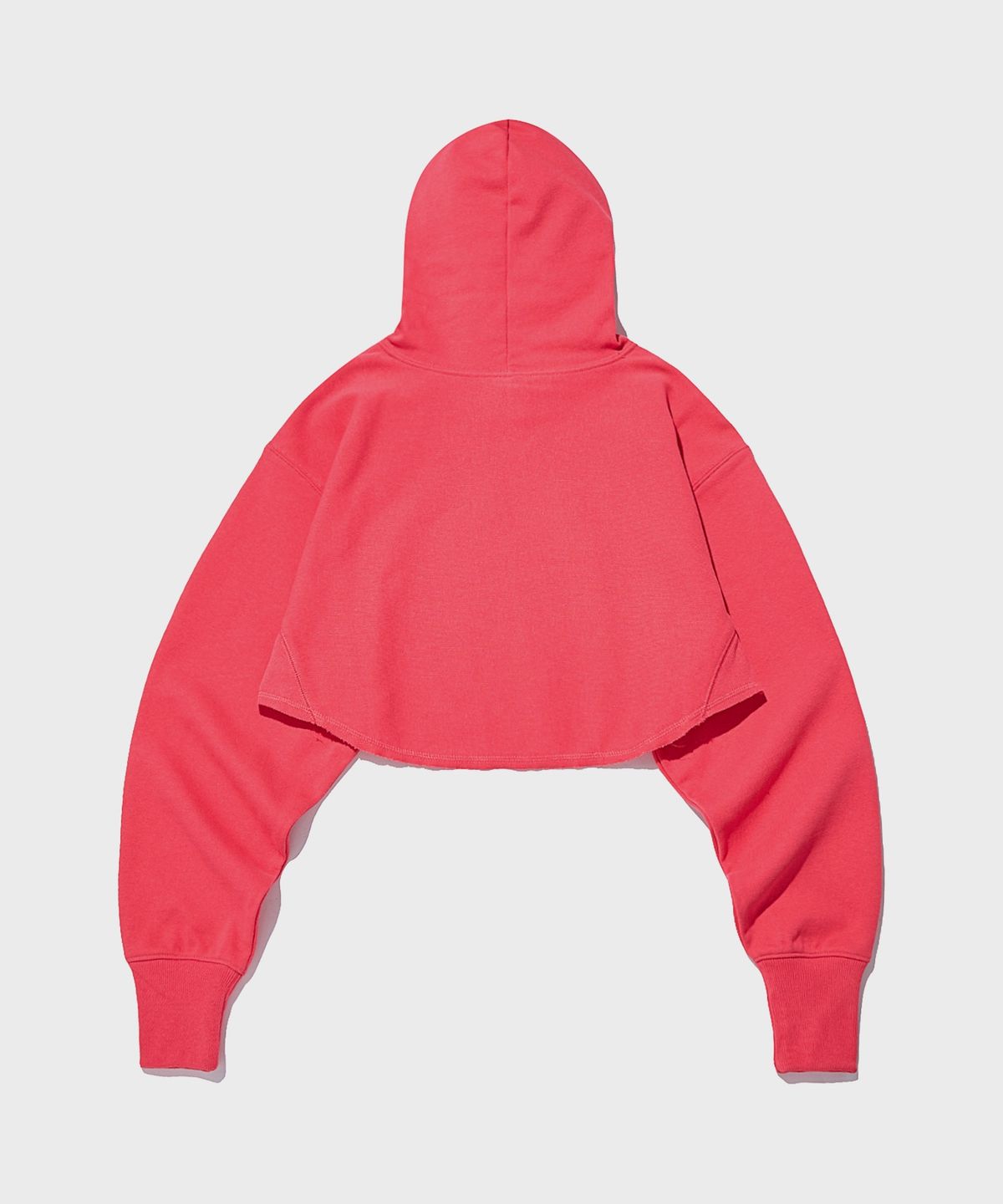 챔피온(CHAMPION) 여성 리버스위브 100 크롭 후드 티셔츠 Normal Red