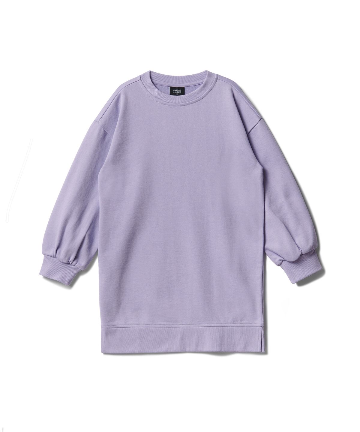 무신사 스탠다드 키즈(MUSINSA STANDARD KIDS) 벌룬 슬리브 스웨트 드레스 [라벤더]