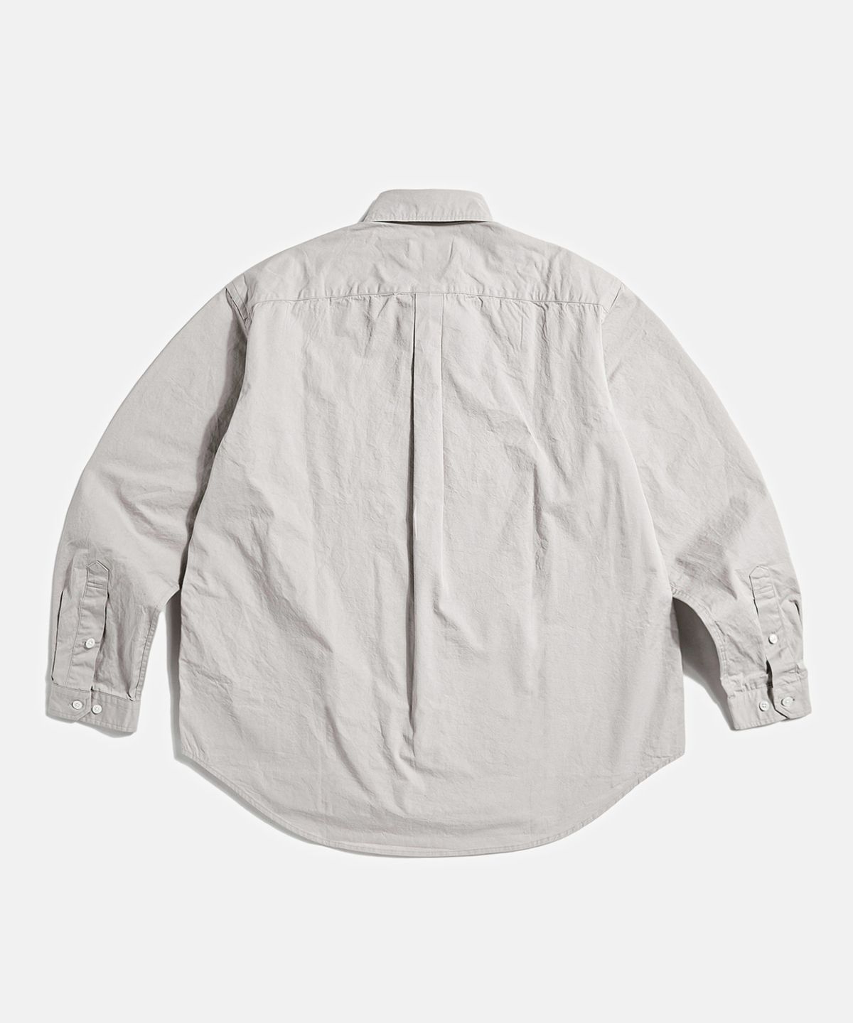 에스피오나지(ESPIONAGE) Cotton Over Shirt Light Grey