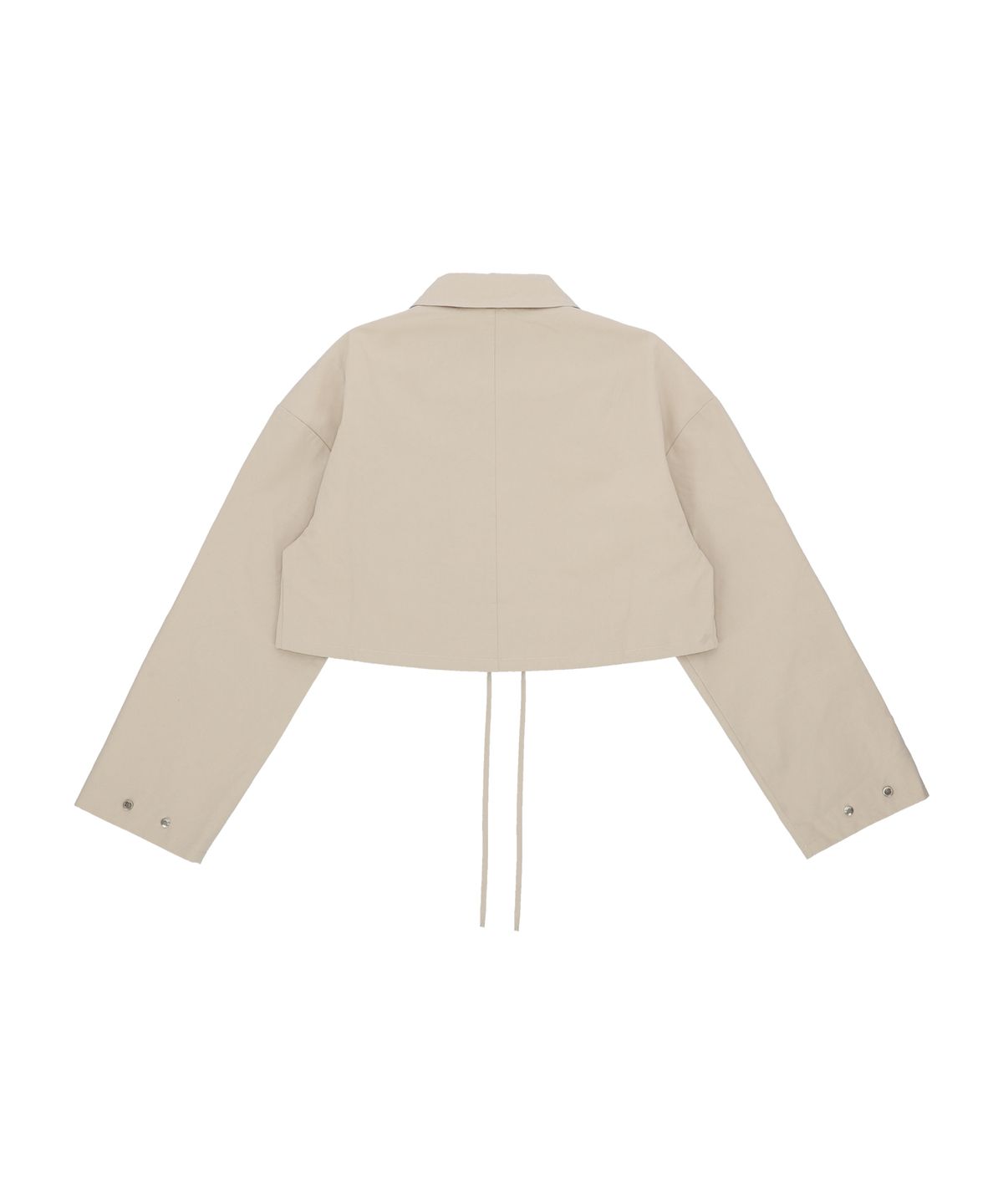 델리센트(DELICCENT) 크롭 셔츠형 점퍼 [BEIGE]