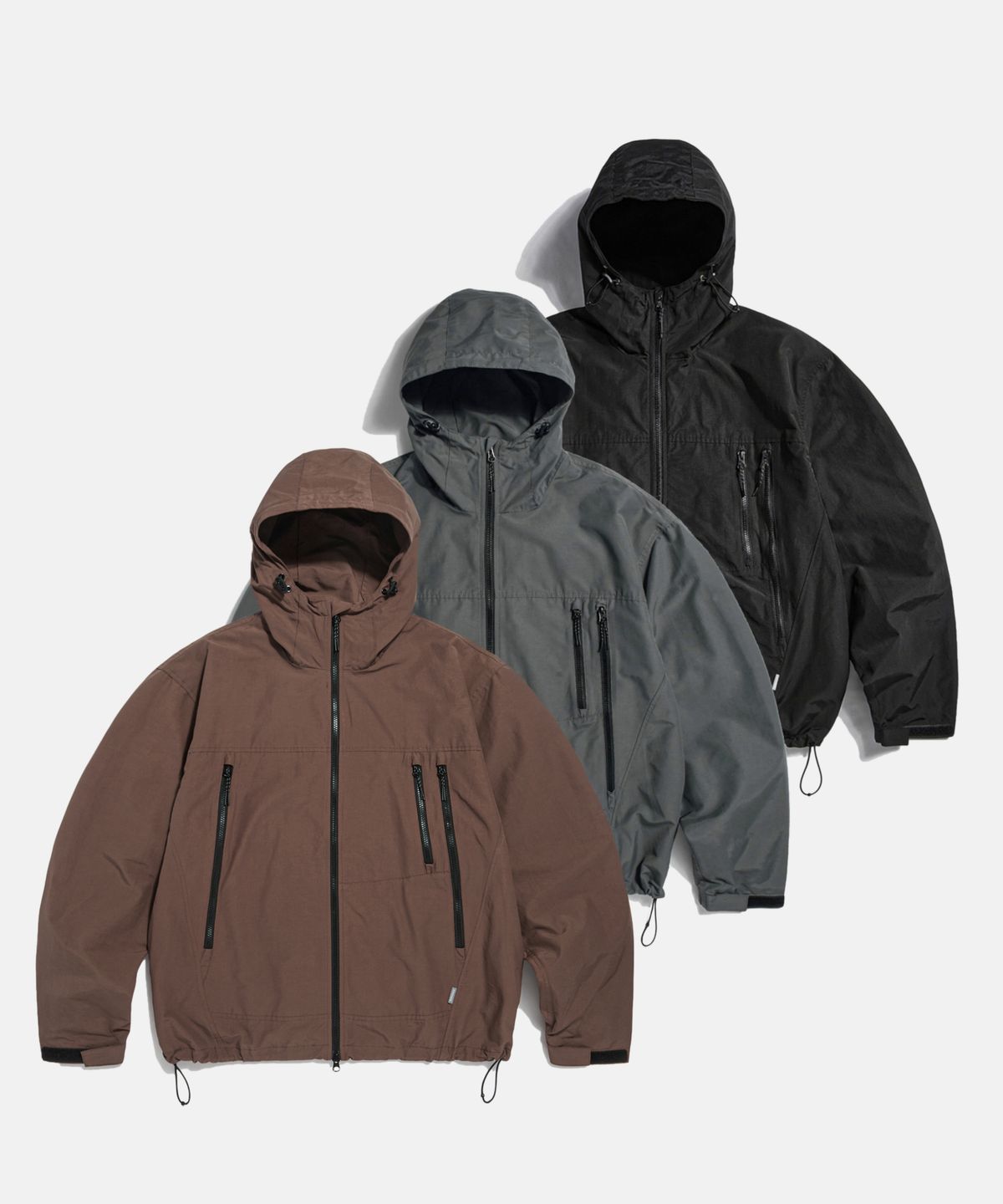 에스피오나지(ESPIONAGE) Mountain Wind Parka Black