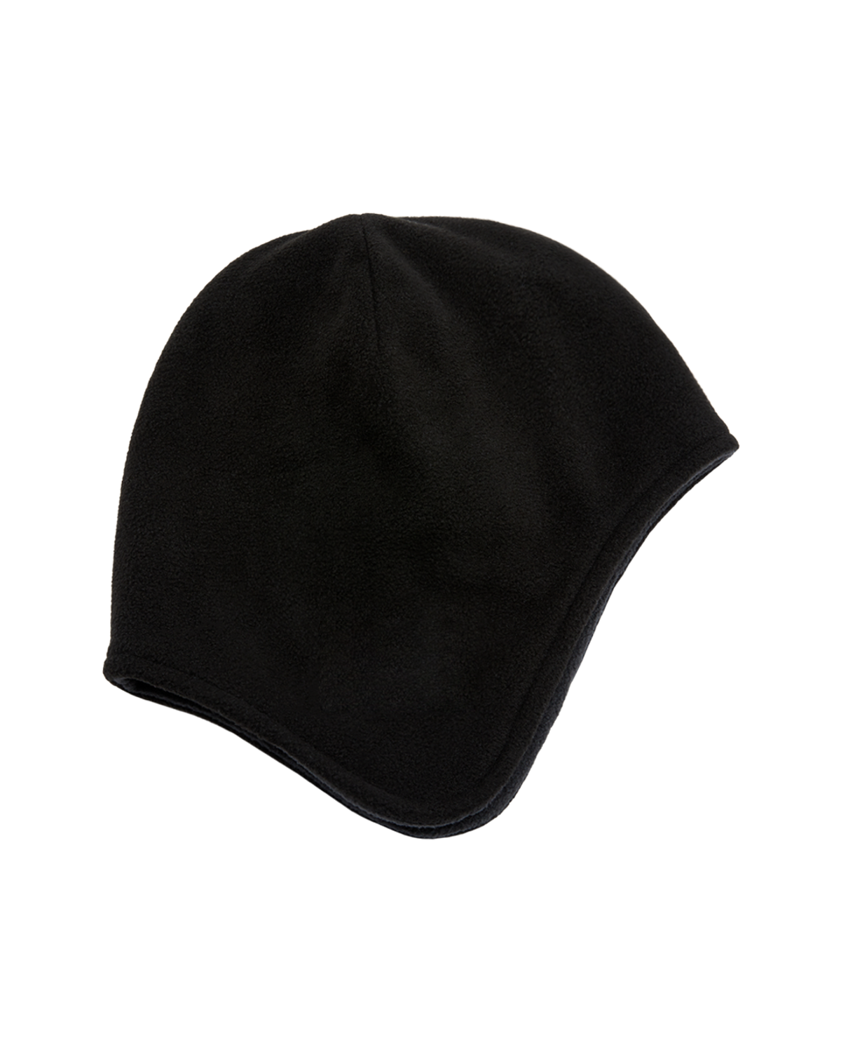 미디엄스(MEDIUMS) Sunflower Logo Ear Flap Fleece Beanie - Black (해바라기 로고 이어플랩 플리스 비니)