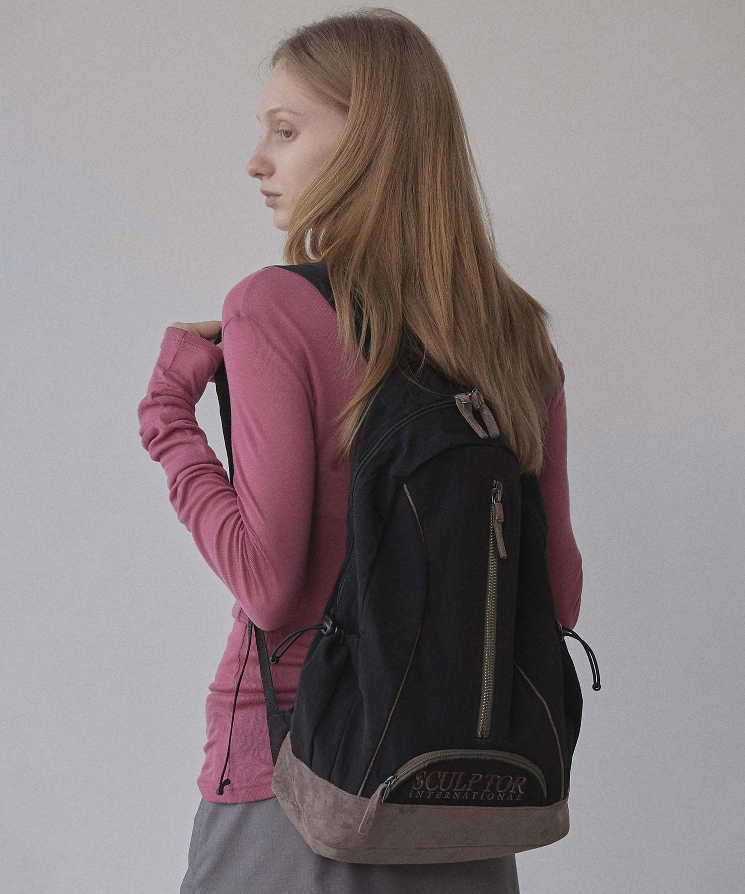 【SCULPTOR】Geek Slouchy Backpack Black SCULPTOR® online store