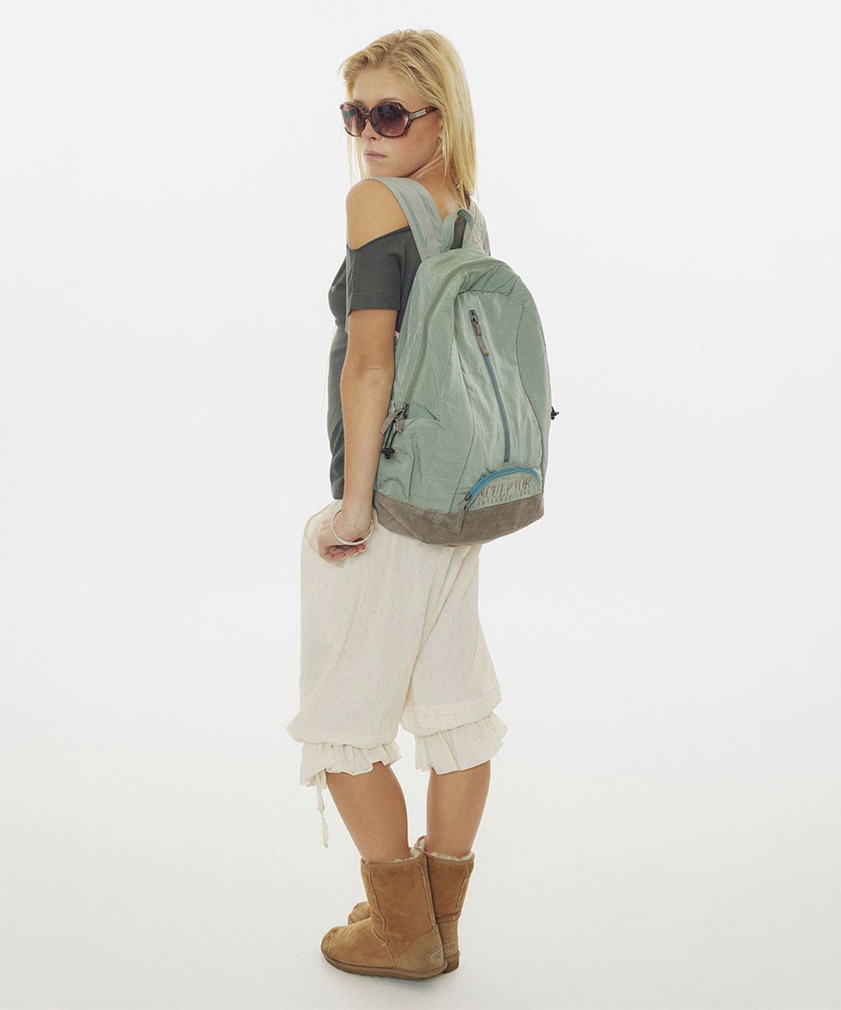 스컬프터(SCULPTOR) Oldschool Slouchy Backpack Sage