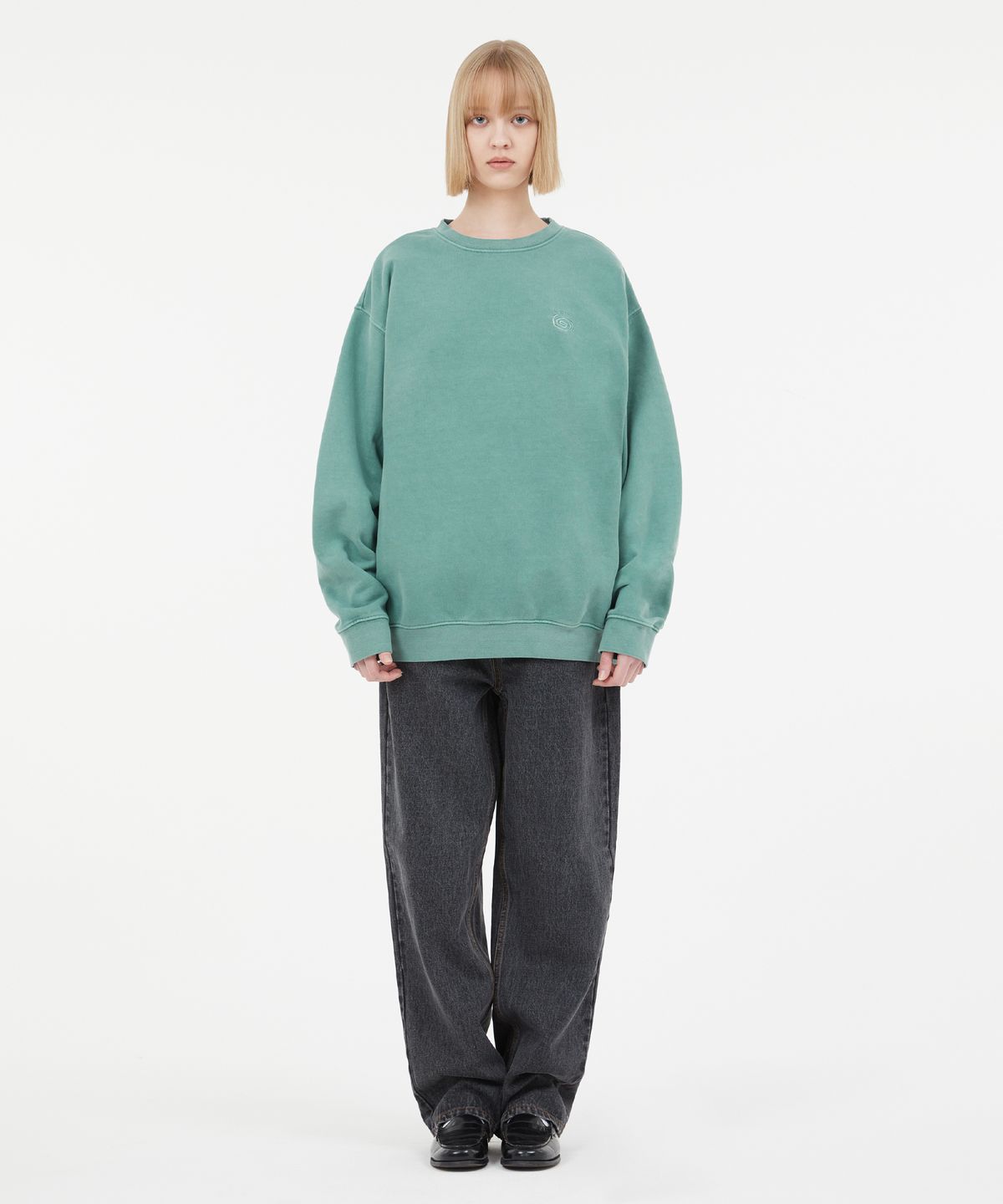 엘엠씨(LMC) OVERDYED SPIRAL SWEATSHIRT red