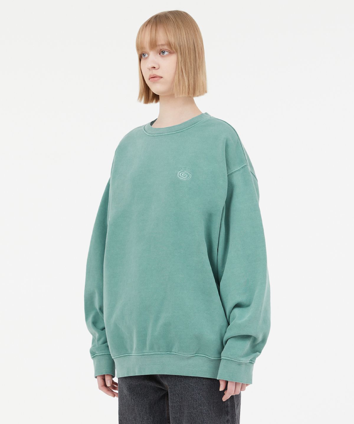 엘엠씨(LMC) OVERDYED SPIRAL SWEATSHIRT red