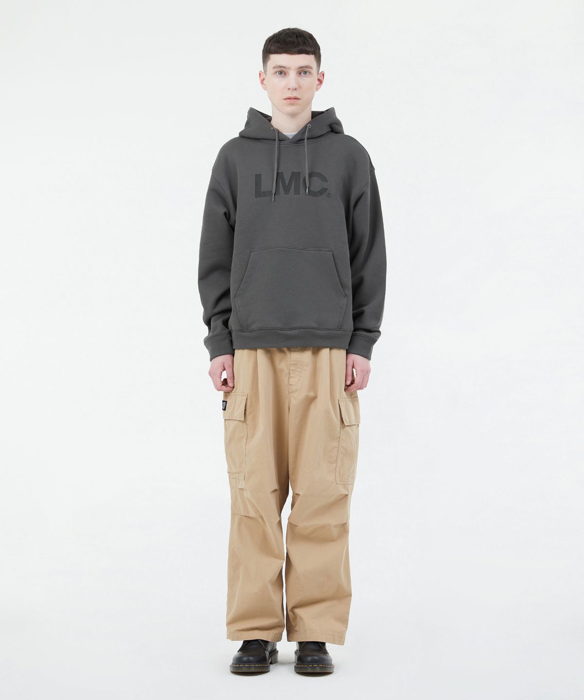 엘엠씨(LMC) BASIC OG HOODIE charcoal