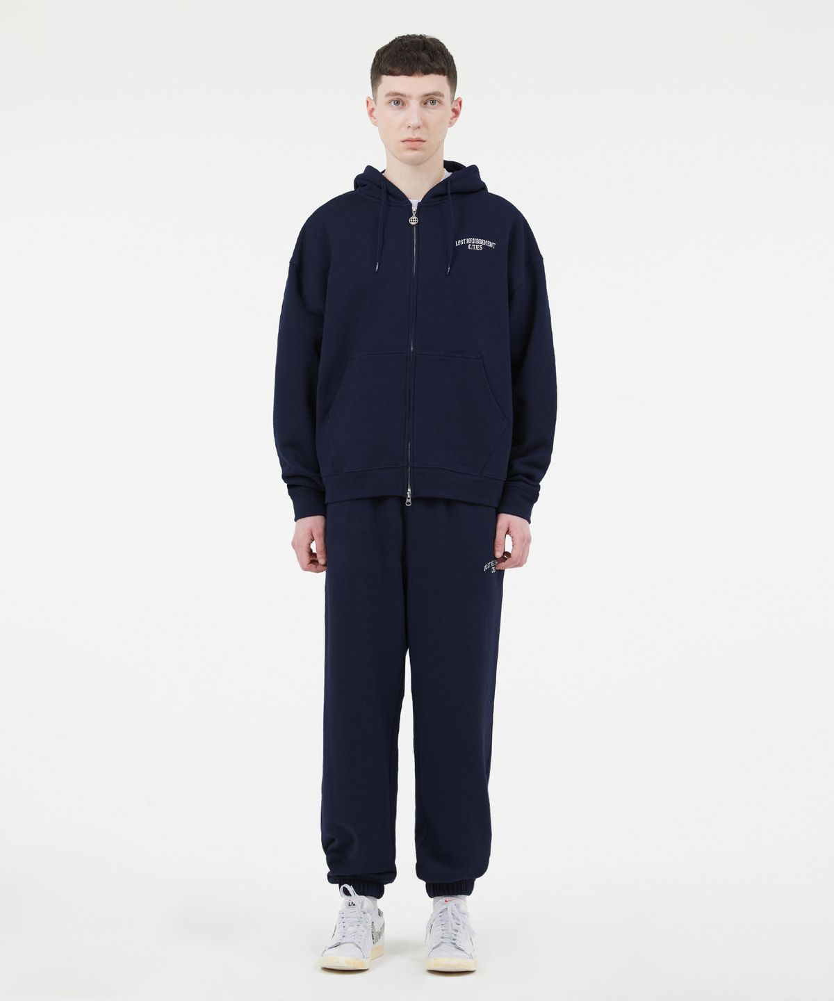 엘엠씨(LMC) ARCH FN ZIP-UP HOODIE navy