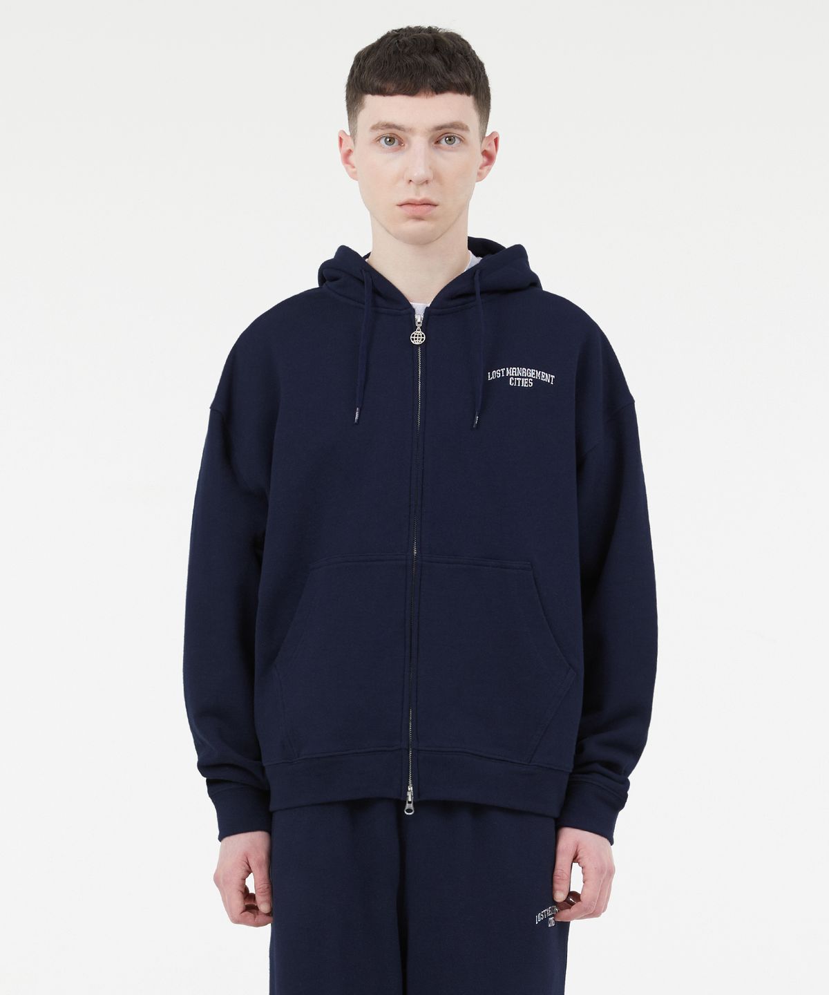 엘엠씨(LMC) ARCH FN ZIP-UP HOODIE navy