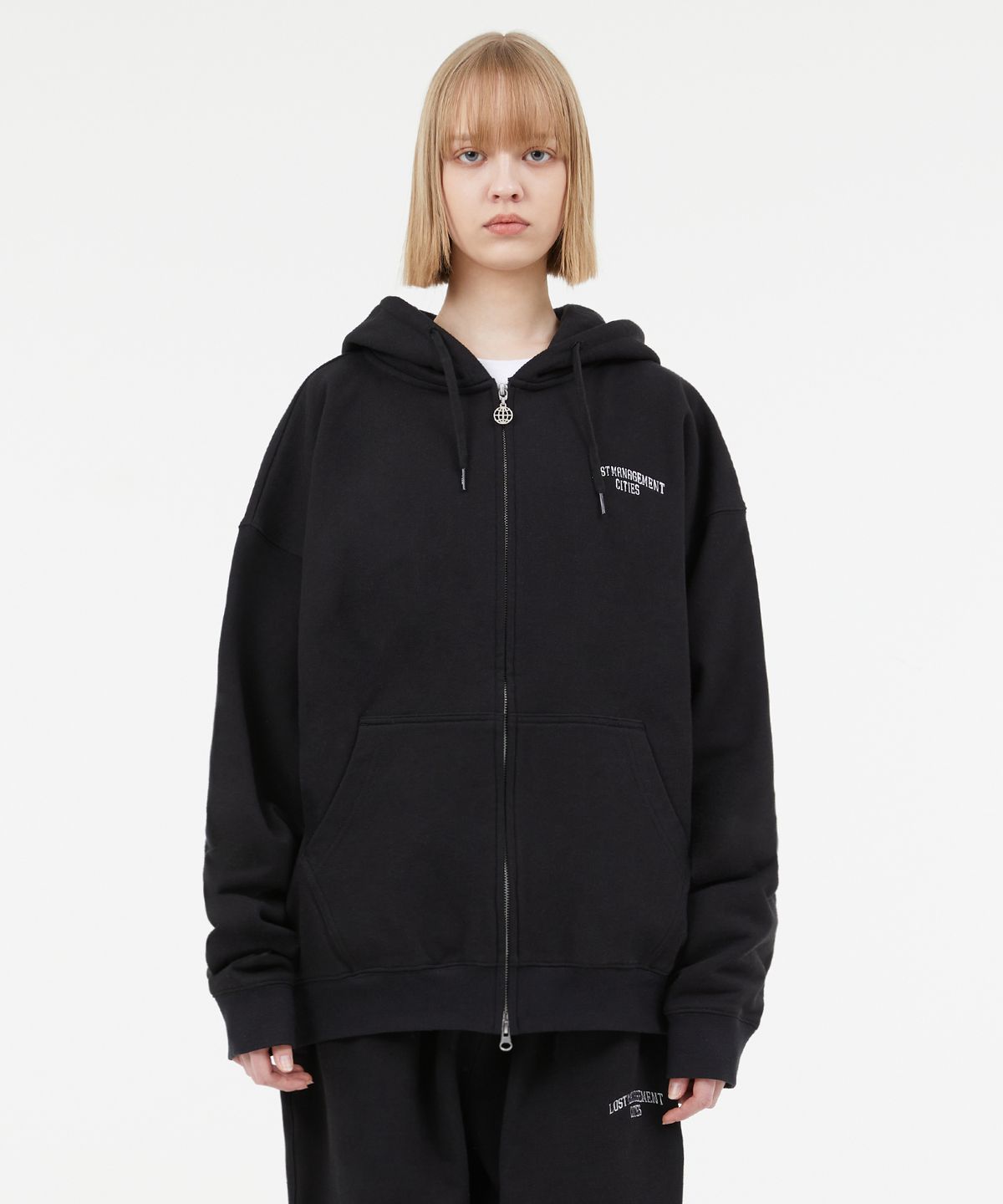 엘엠씨(LMC) ARCH FN ZIP-UP HOODIE navy