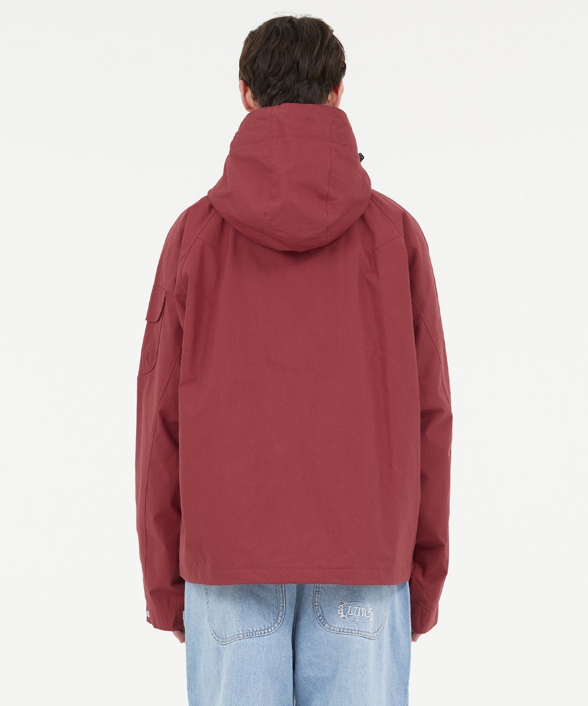 엘엠씨(LMC) CURVED WINDBREAKER JACKET red