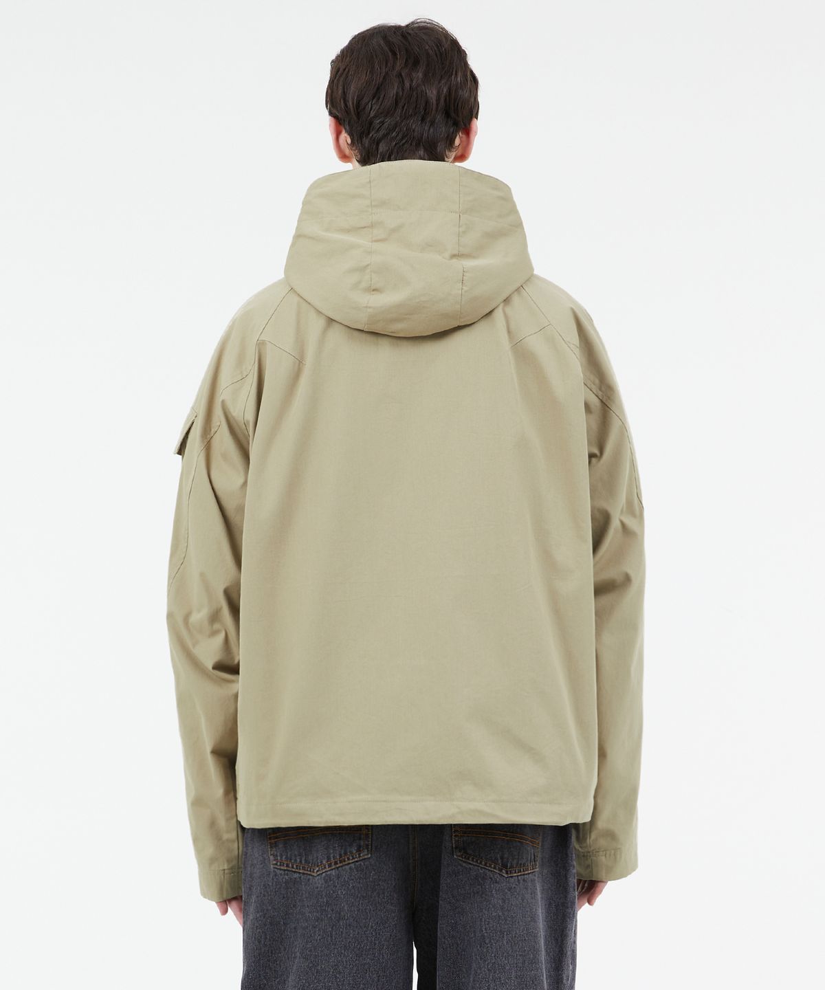 엘엠씨(LMC) CURVED WINDBREAKER JACKET beige
