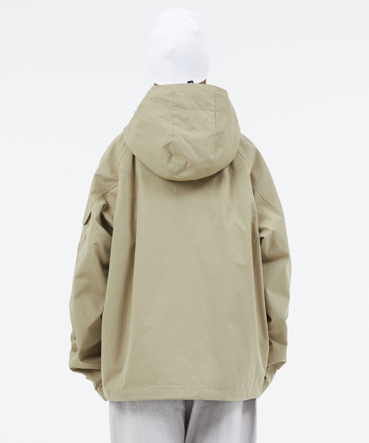 엘엠씨(LMC) CURVED WINDBREAKER JACKET beige