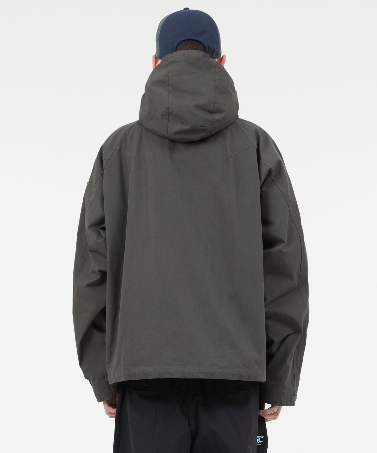 엘엠씨(LMC) CURVED WINDBREAKER JACKET charcoal