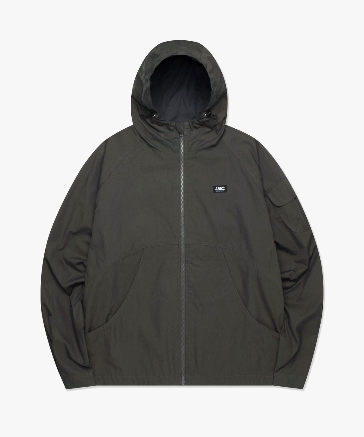 엘엠씨(LMC) CURVED WINDBREAKER JACKET charcoal