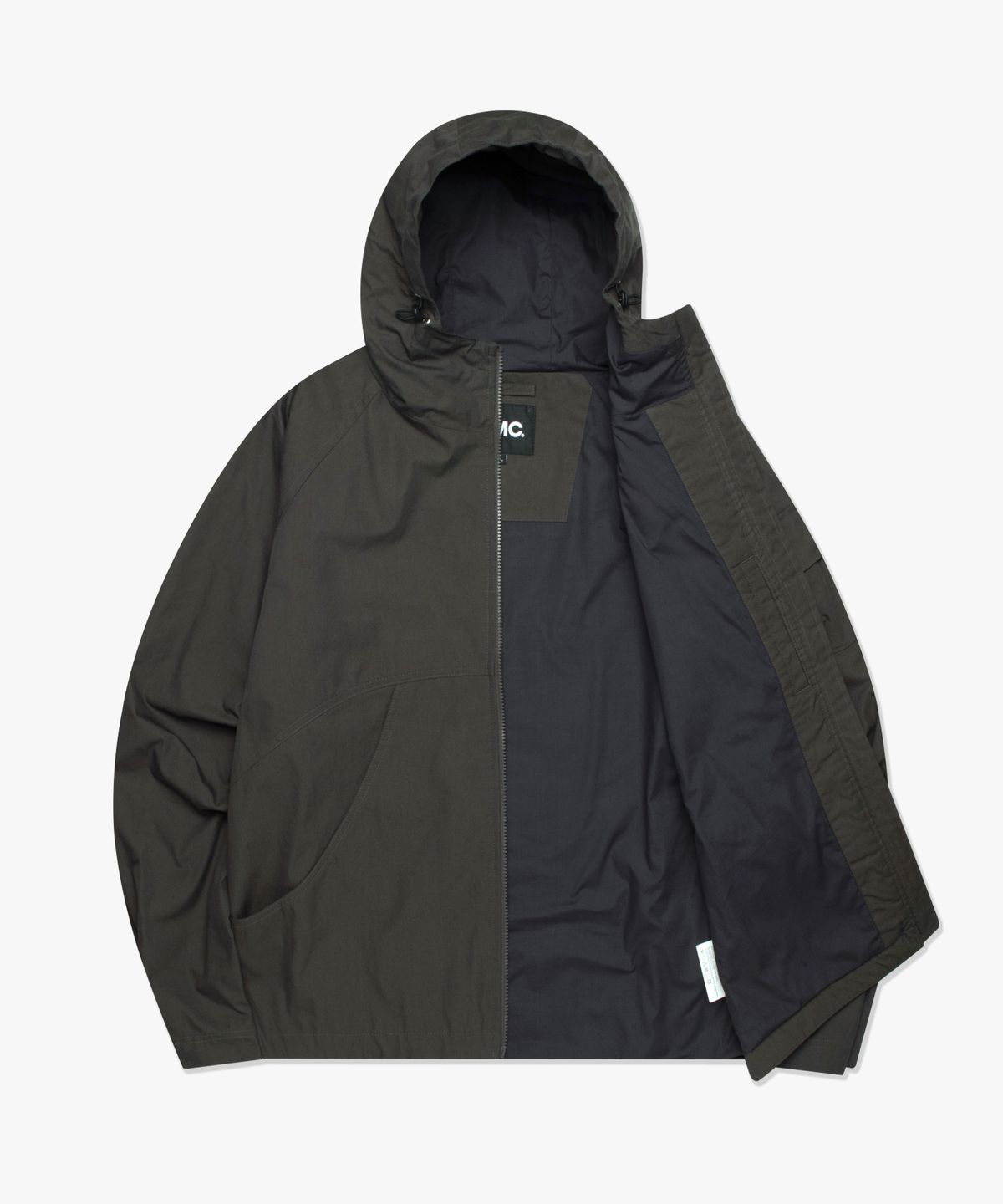 엘엠씨(LMC) CURVED WINDBREAKER JACKET charcoal