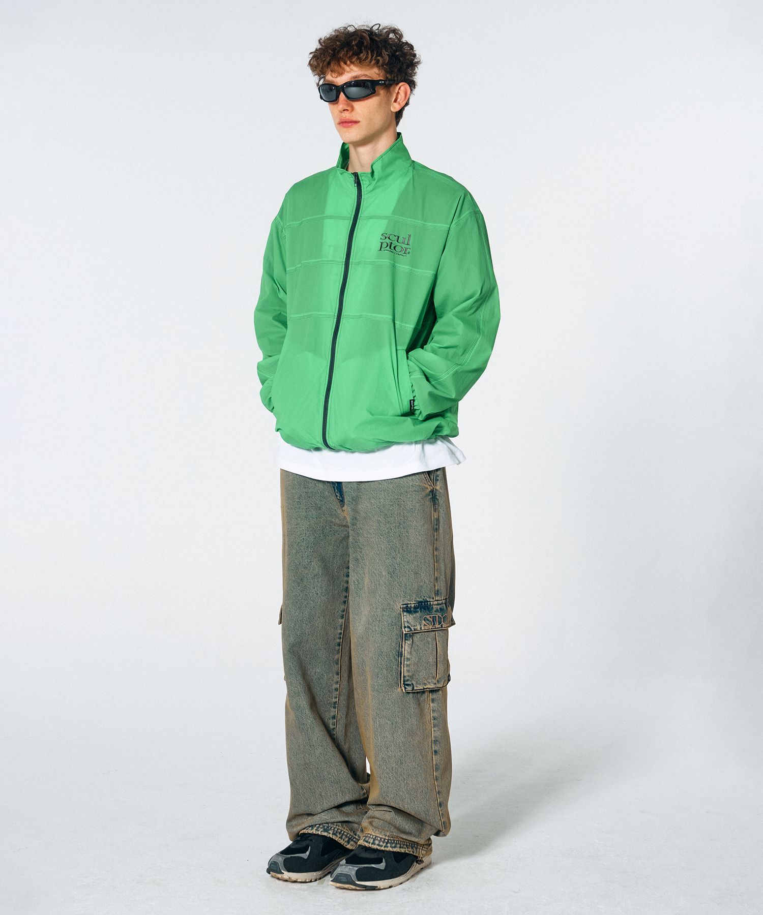 MUSINSA公式 | SCULPTOR Acid Cargo Jogger Pants Vintage Green