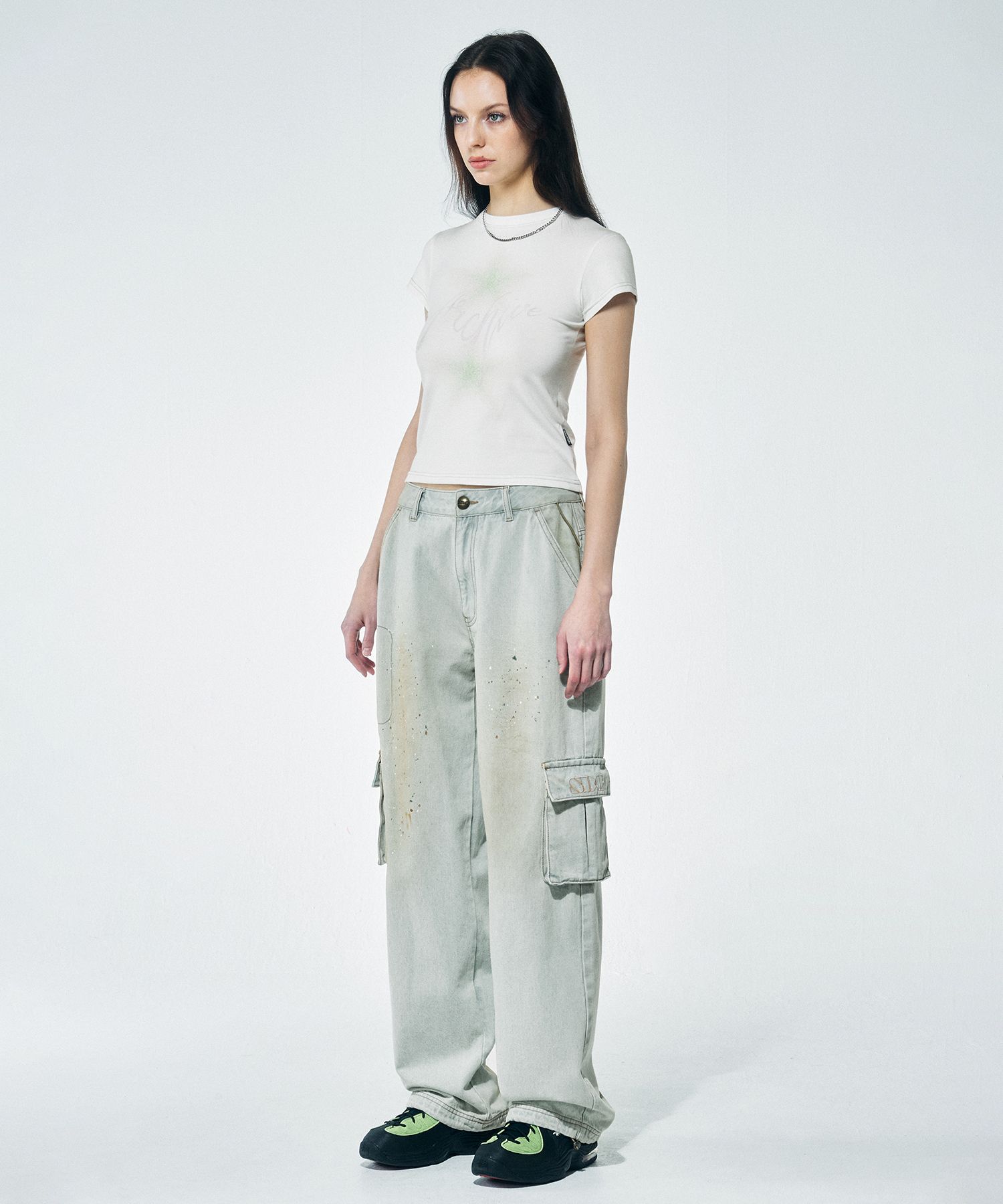 MUSINSA | SCULPTOR Acid Cargo Jogger Pants Dirty Wash