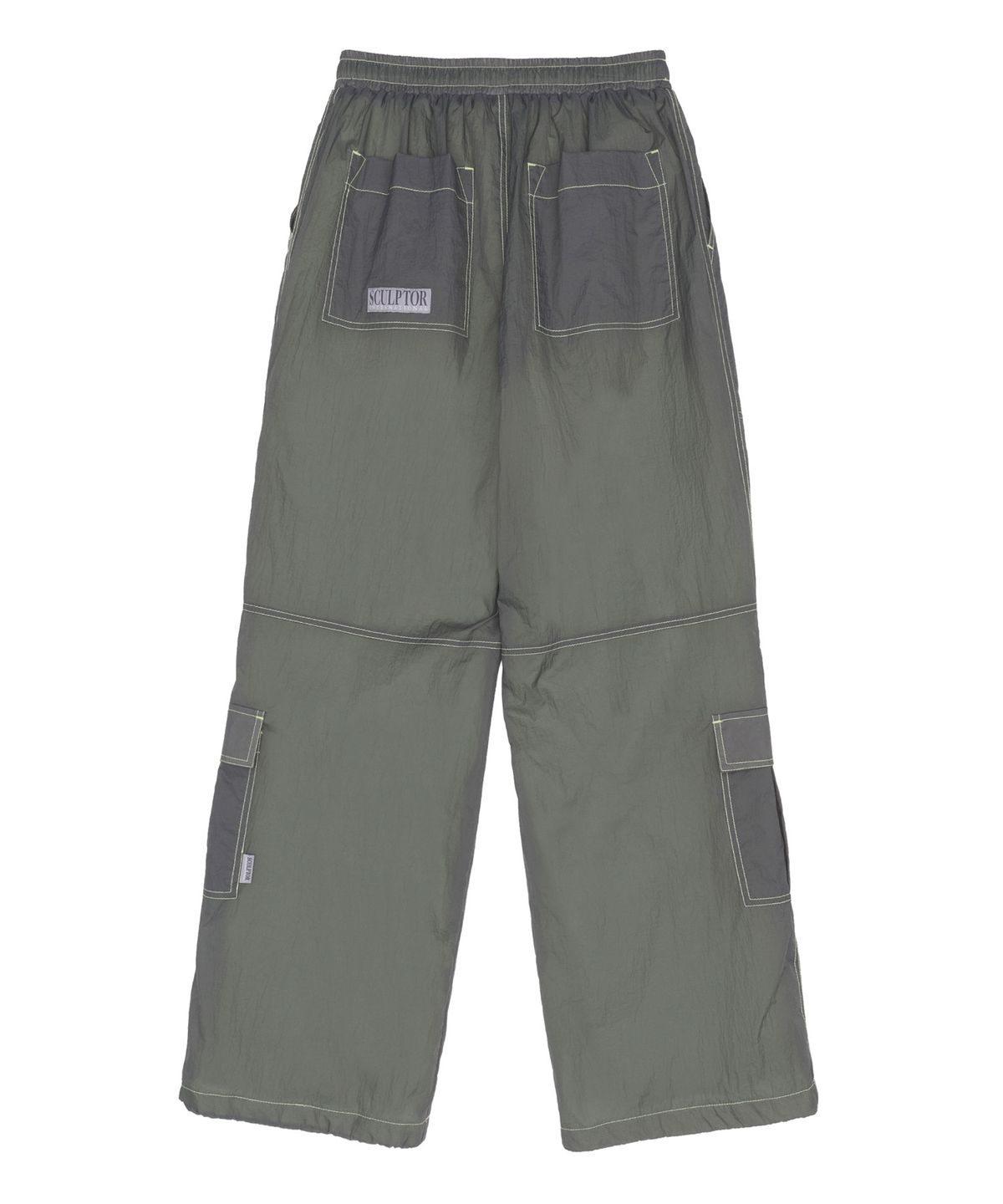 스컬프터(SCULPTOR) Openwork Stitch Carpenter Pants Charcoal