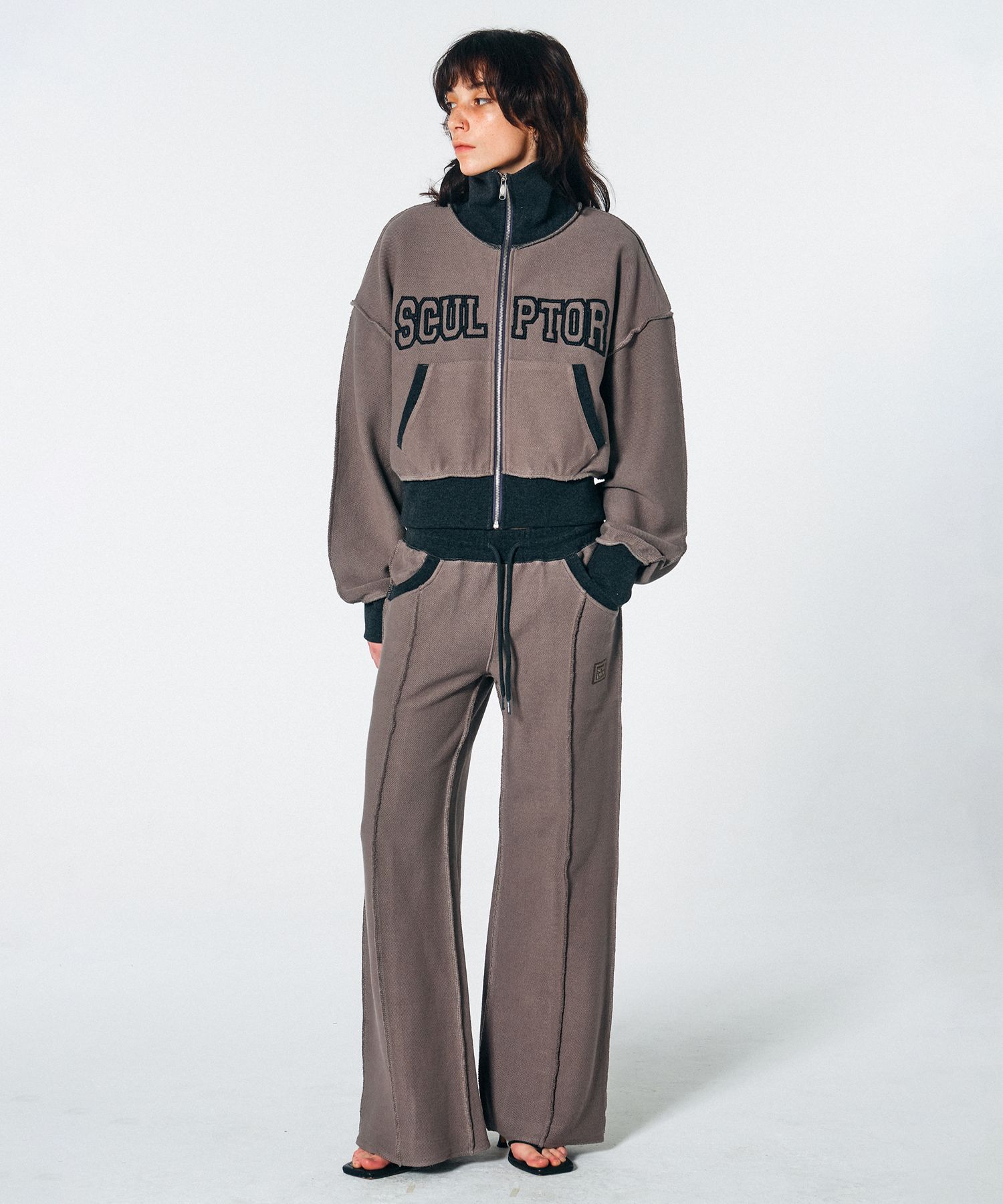 ★SCULPTOR★ InsideOut Sweat Pants AshReverse SC23S420NMBR MUSINSA | SCULPTOR Inside-Out Sweatpants Ash-Reverse