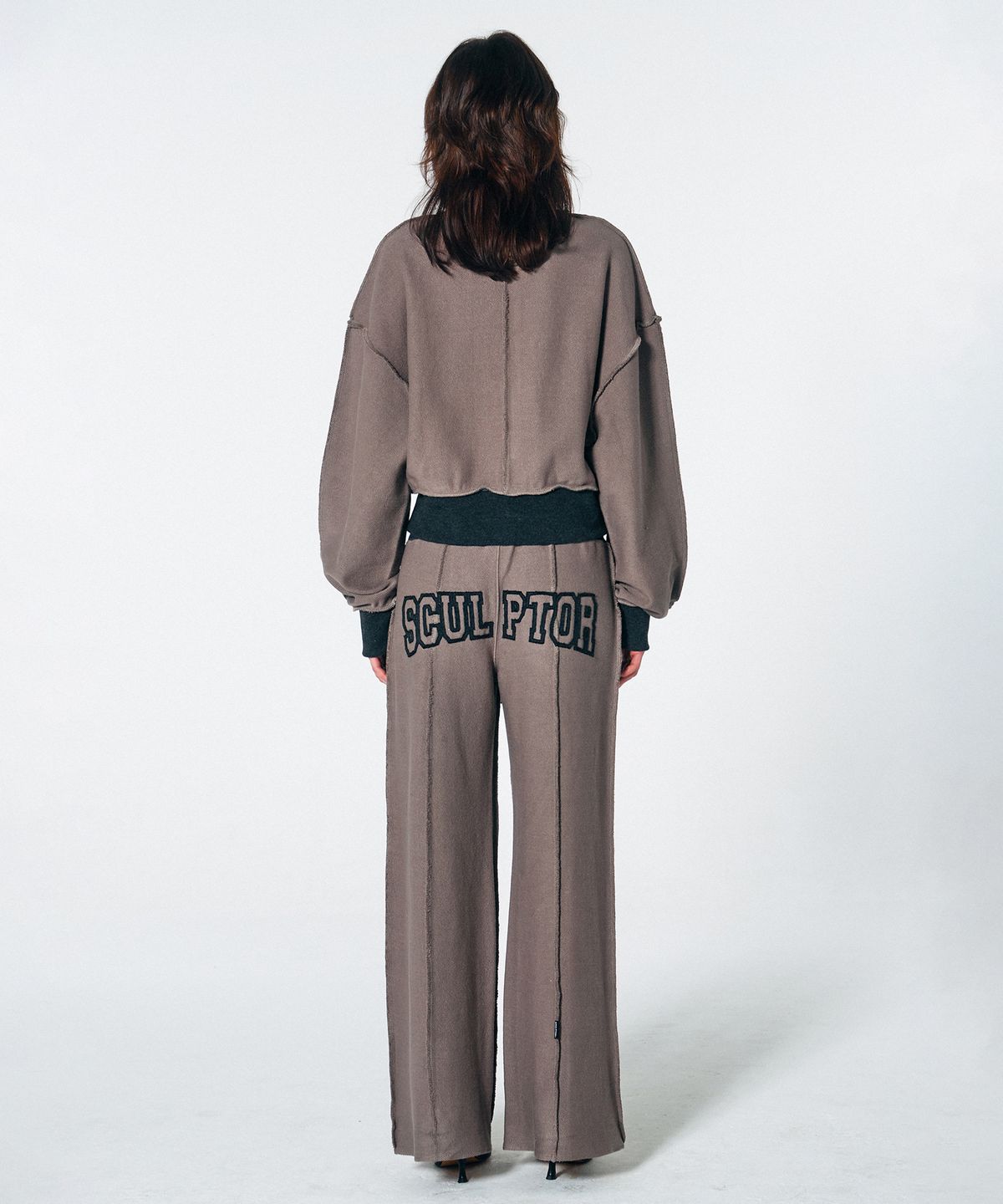 스컬프터(SCULPTOR) Inside-Out Sweat Pants Ash-Reverse