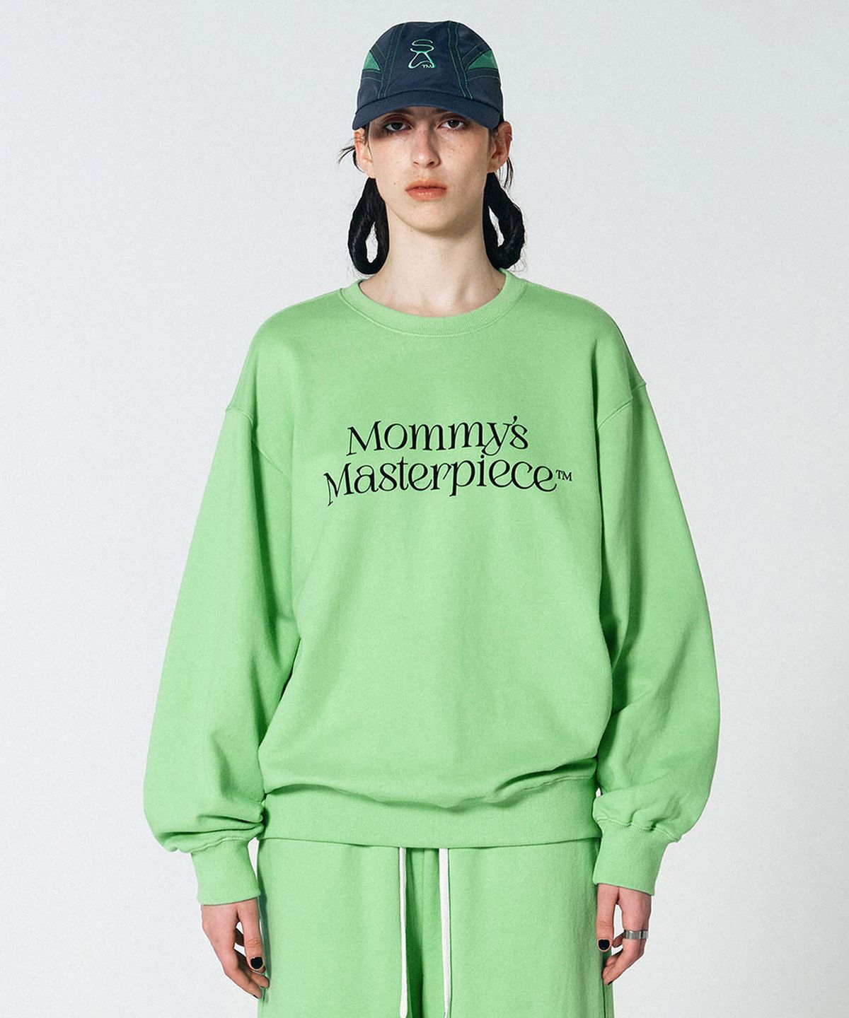 스컬프터(SCULPTOR) Mom Said So Sweatshirt Acid Green