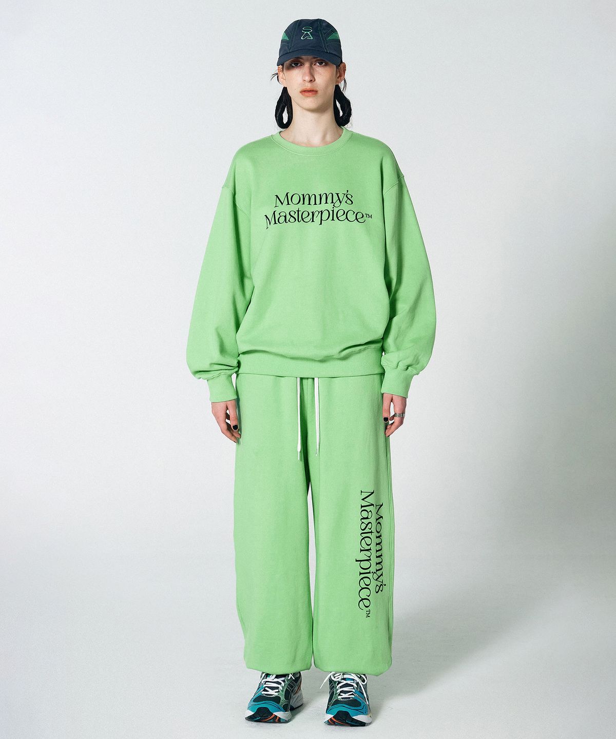 스컬프터(SCULPTOR) Mom Said So Sweatshirt Acid Green