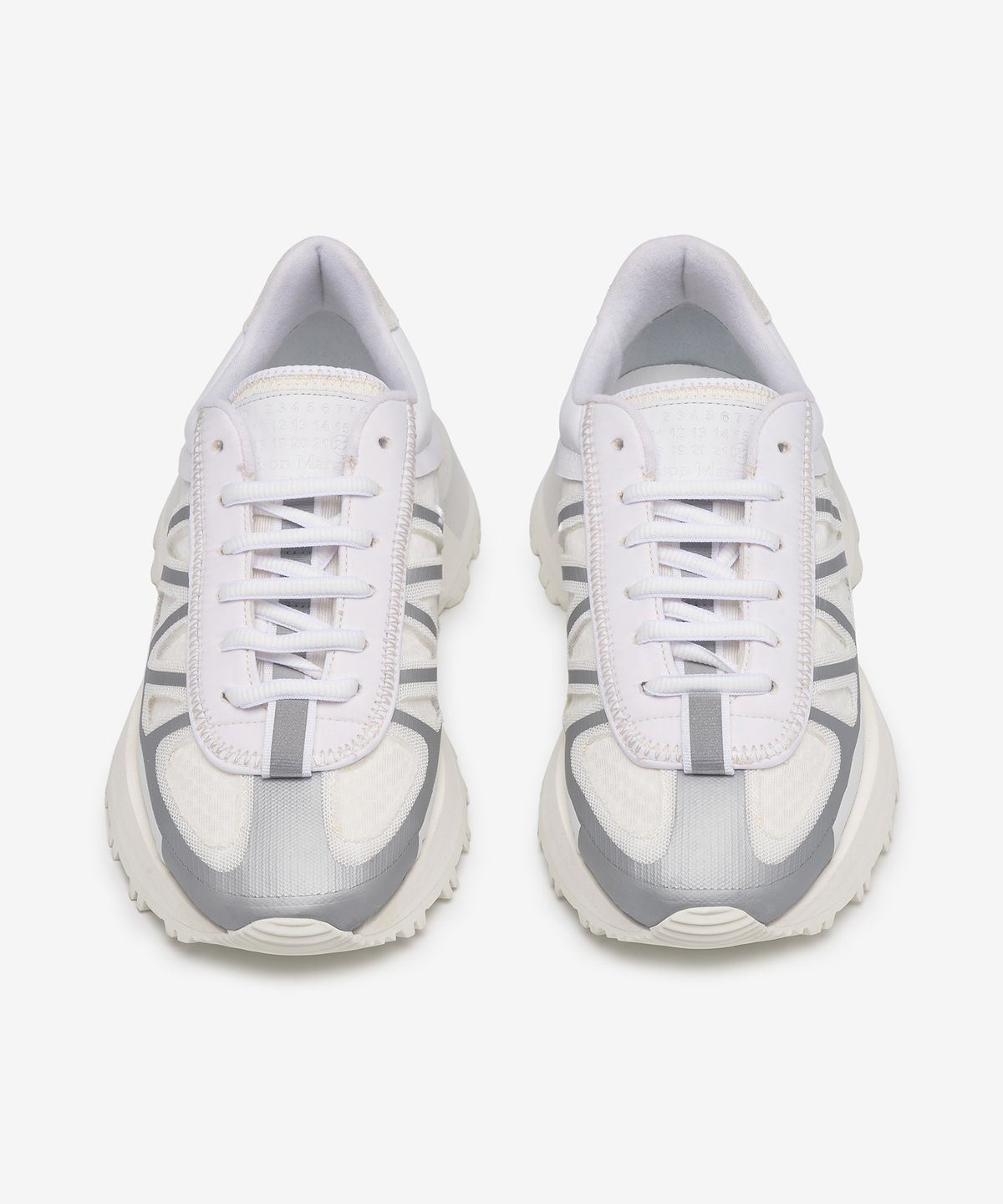 메종 마르지엘라(MAISON MARGIELA) 50 / 50 스니커즈 - 믹스 화이트 / S57WS0444P5064H9405