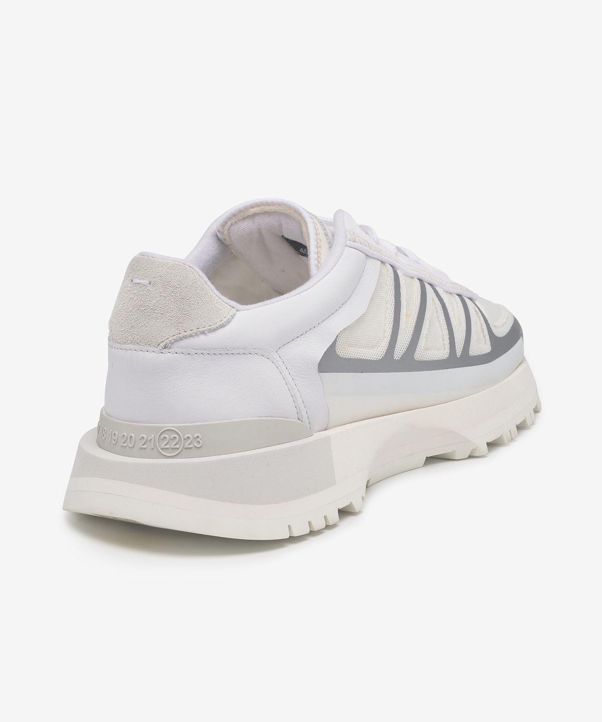 메종 마르지엘라(MAISON MARGIELA) 50 / 50 스니커즈 - 믹스 화이트 / S57WS0444P5064H9405