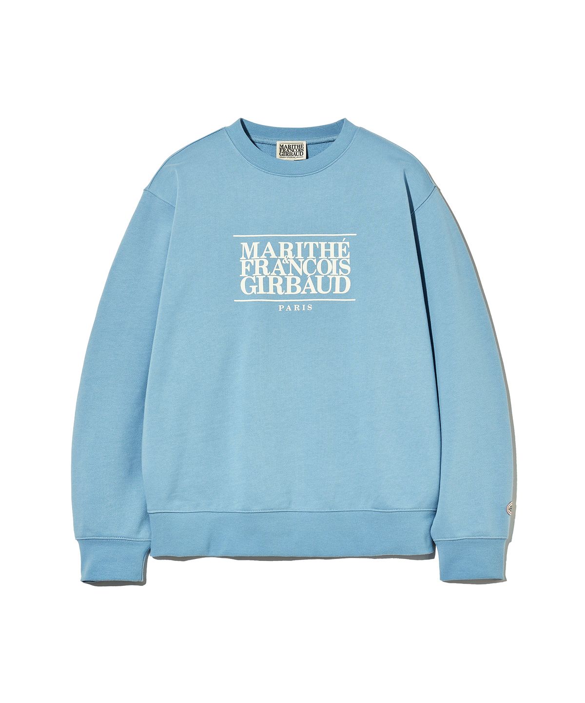 마리떼 프랑소와 저버(MARITHÉ + FRANҪOIS GIRBAUD) CLASSIC LOGO SWEATSHIRT blue