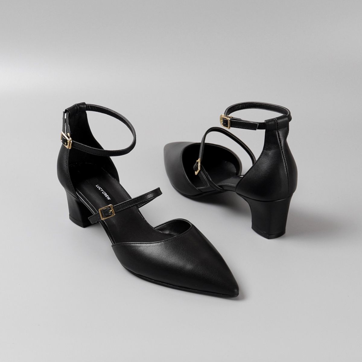 루시크루(LUCY CREW) Ankle Strap Pumps LC210_5cm