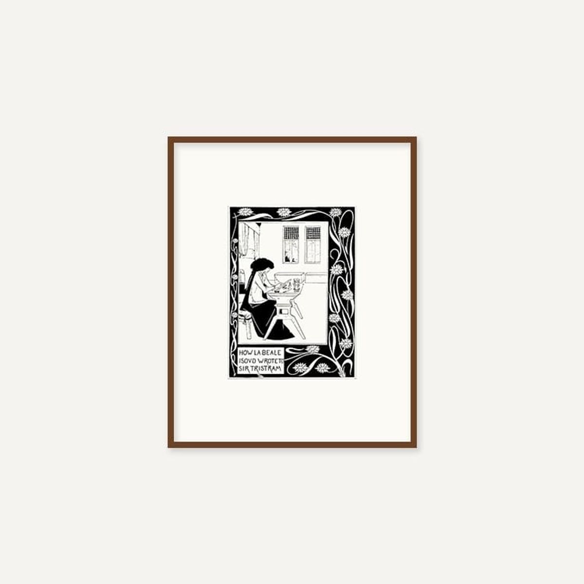 그릿시즌(GREET SEASON) 오드리 비어즐리 How La Beale Isoud Wrote to Sir Tristram (액자 포함)